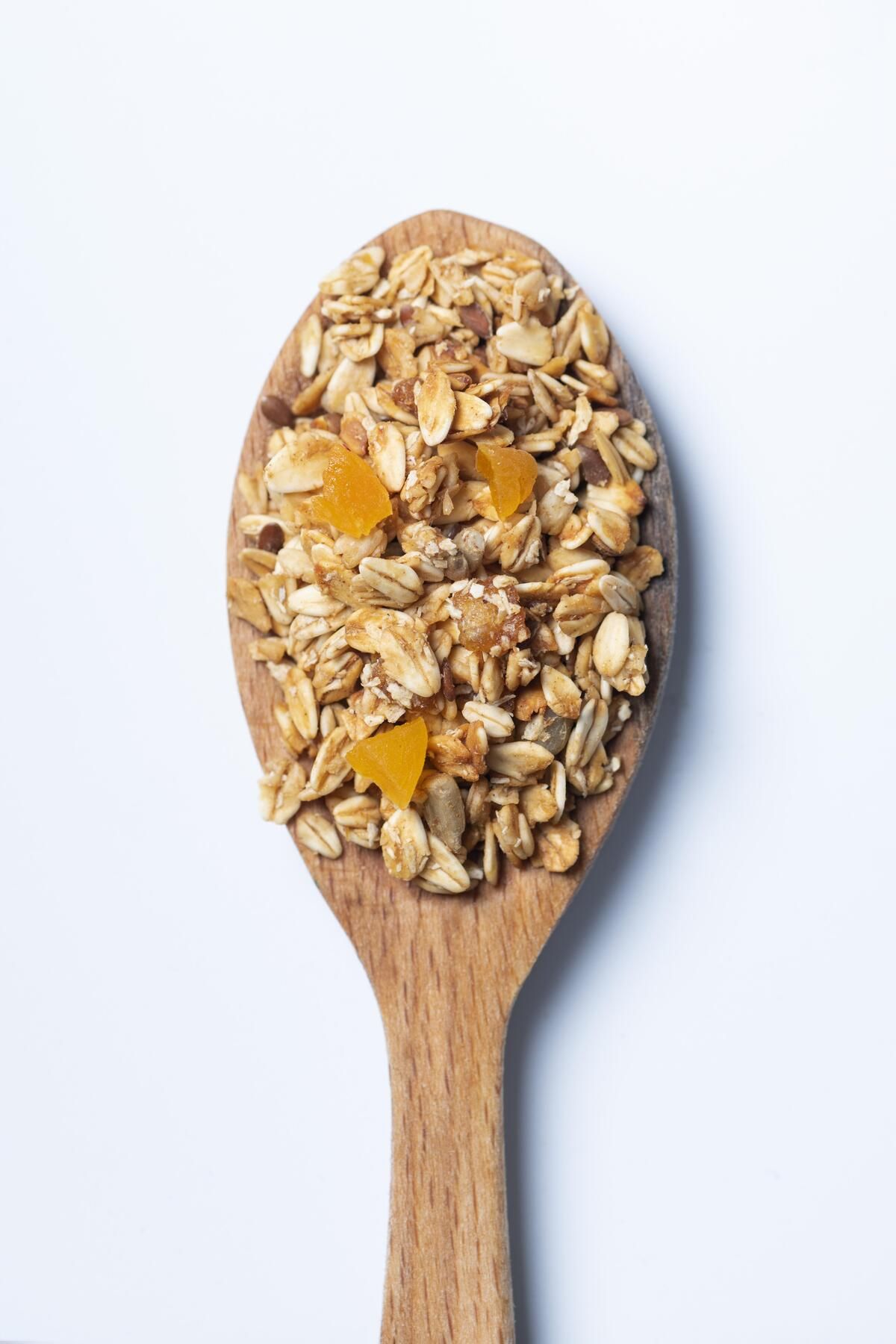 Good Food-Probiotic and Prebiotic Granola with Flax Seeds and Dates Bar Particles, 200 g 3