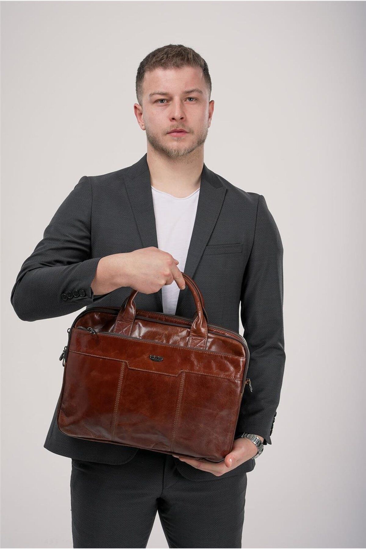 ÇÇS-Ççs Men's Briefcase Ccs71475 3