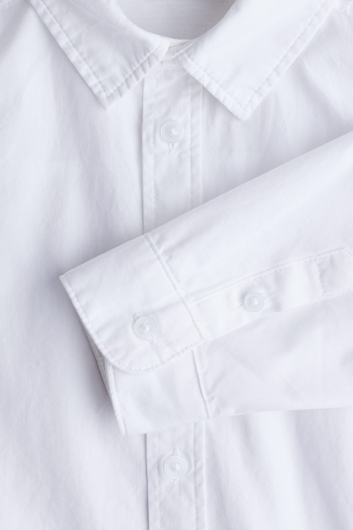 H&M Pamuklu Gömlek fotoğrafı 4 (önizleme)