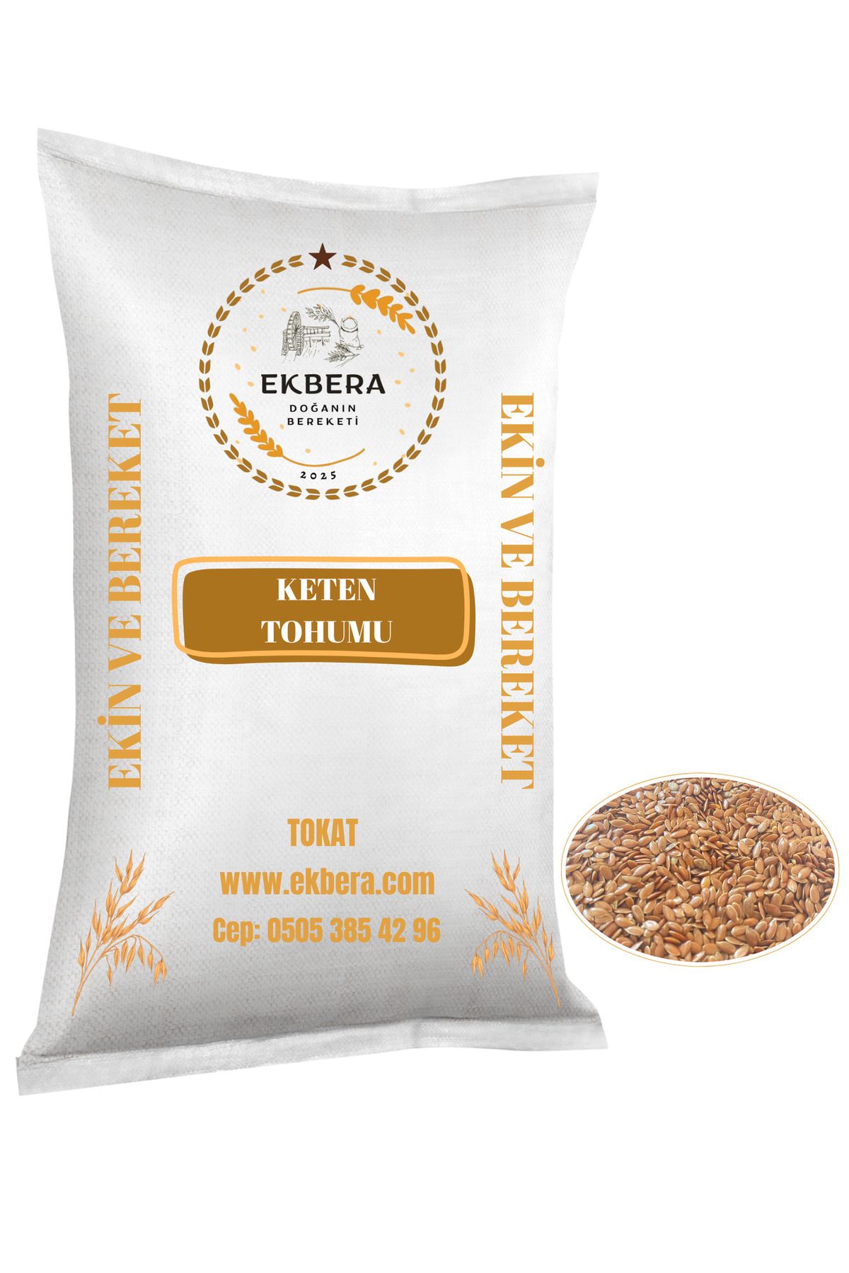 EKBERA Tane Keten Tohumu - 1 kg | Doğal Lezzet