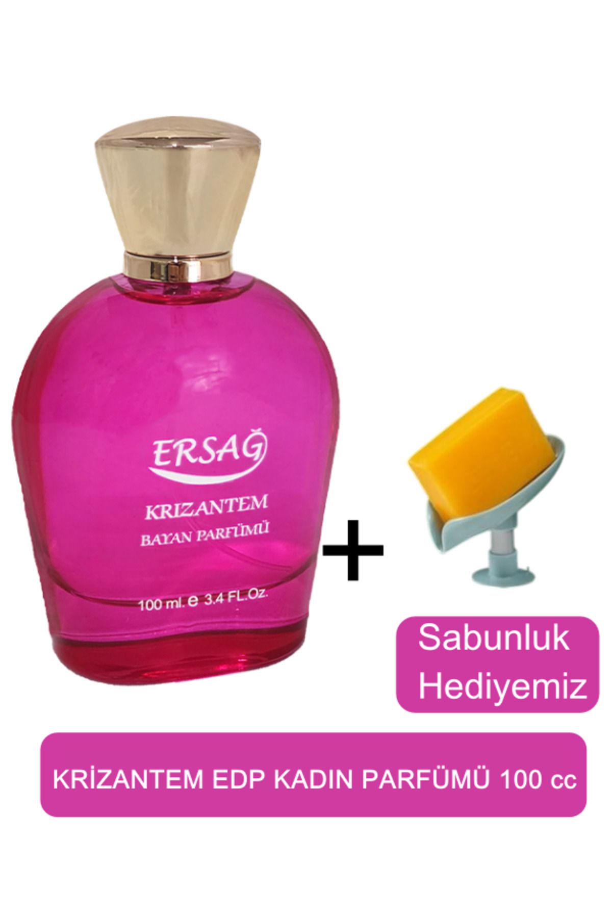 Ersağ Krizantem Kadın Parfüm 100cc - Sabunluk Hediyemiz 5001-05