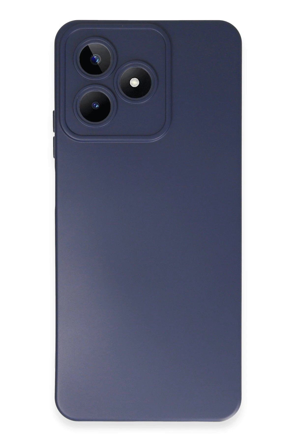 Toptan Bulurum Realme C53 Kılıf Nano içi Kadife Silikon - Lacivert
