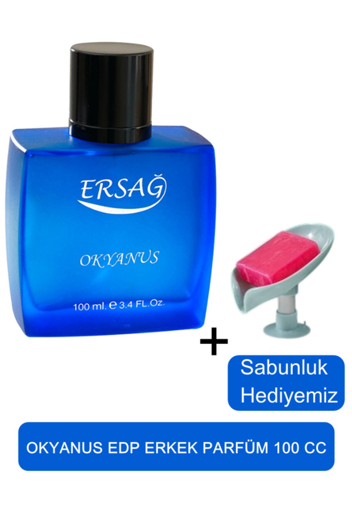 Ersağ Okyanus Erkek Parfüm 100cc - Sabunluk Hediyemiz 1007-07