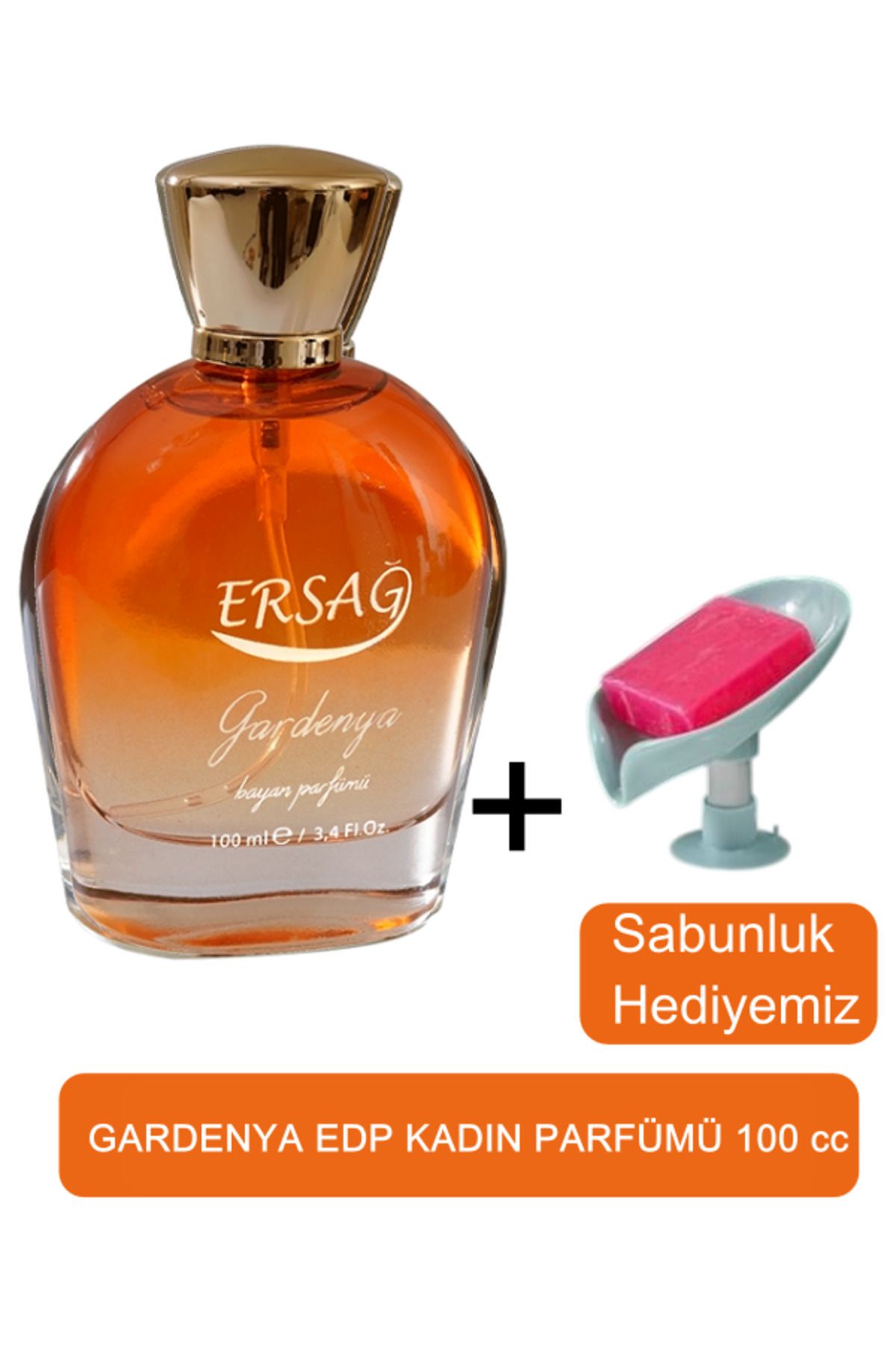 Ersağ Gardenya Kadın Parfüm 100cc - Sabunluk Hediyemiz 5014-02