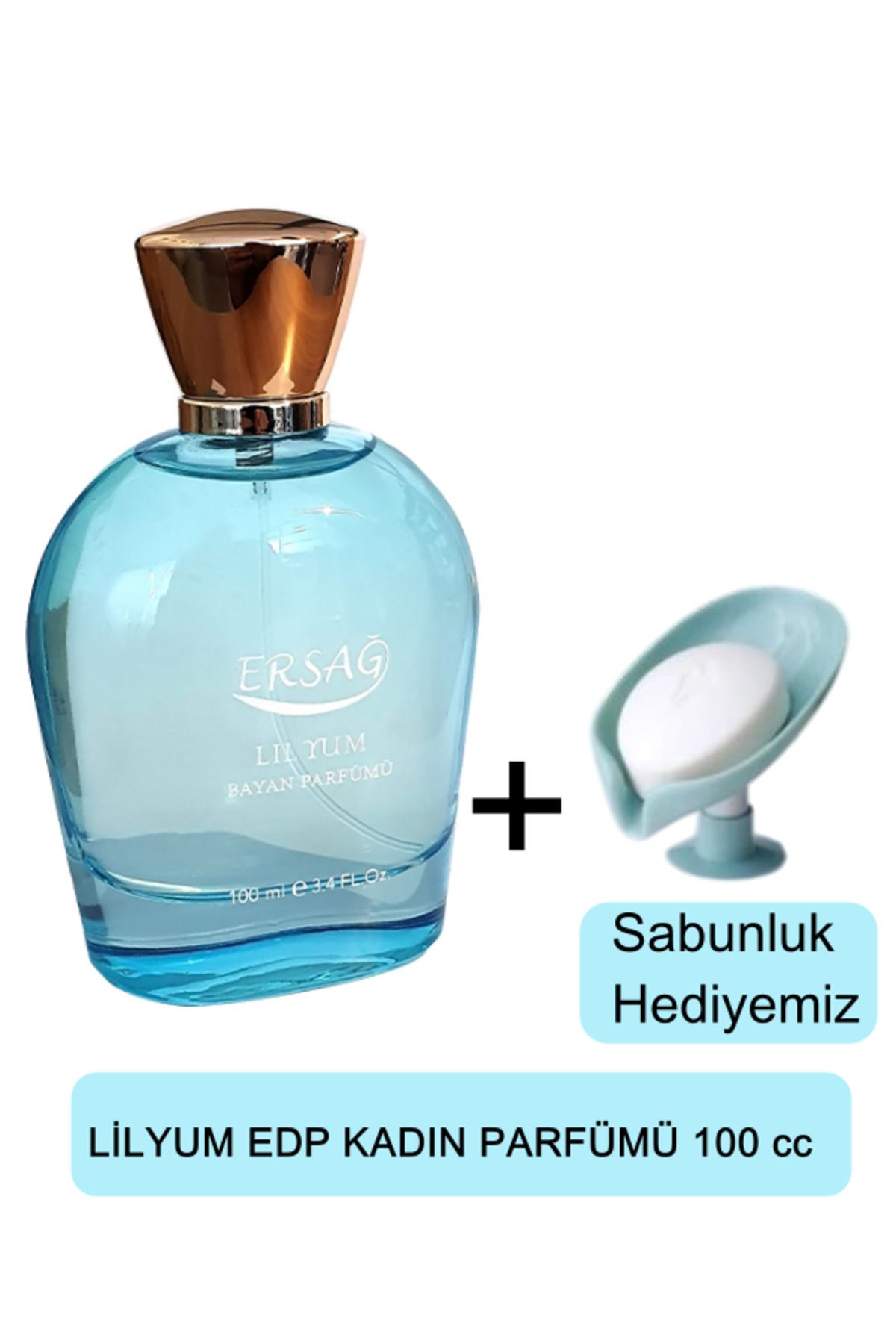 Ersağ Lilyum Kadın Parfüm 100cc - Sabunluk Hediyemiz 5003-06
