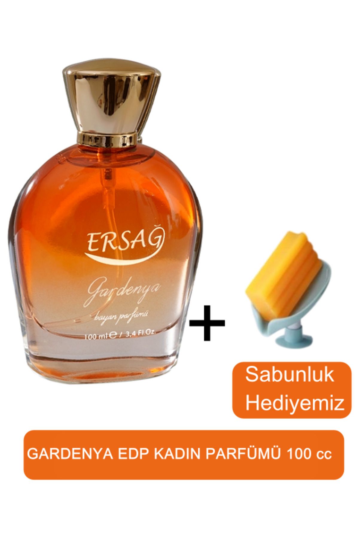 Ersağ Gardenya Kadın Parfüm 100cc - Sabunluk Hediyemiz 5014-06