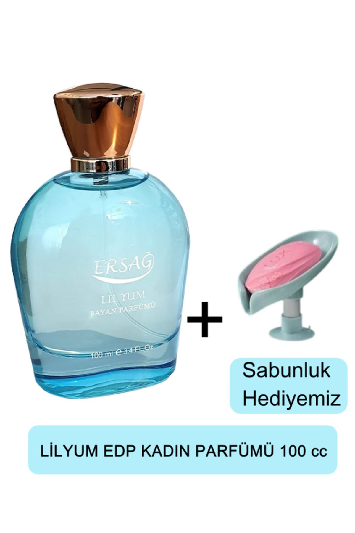 Ersağ Lilyum Kadın Parfüm 100cc - Sabunluk Hediyemiz 5003-04