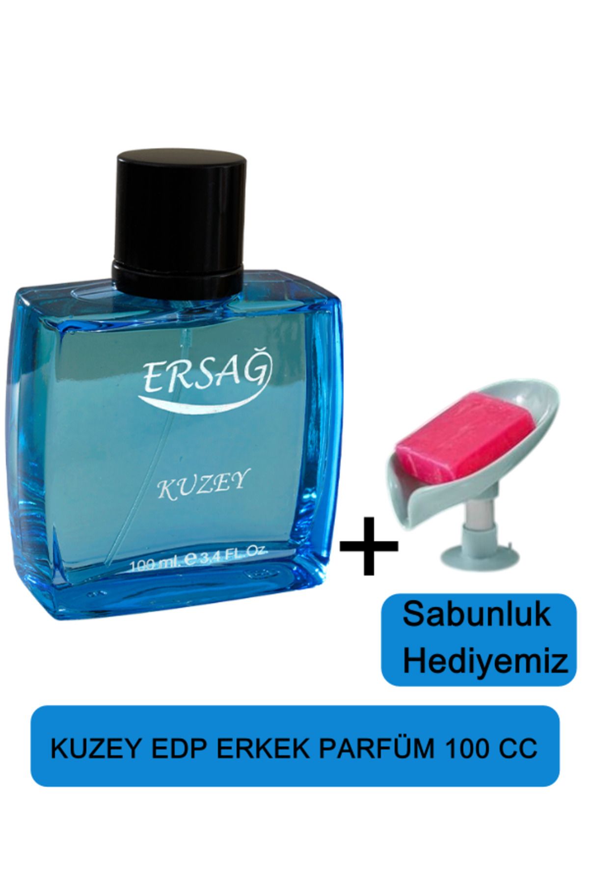 Ersağ Kuzey Erkek Parfüm 100cc - Sabunluk Hediyemiz 1002-07