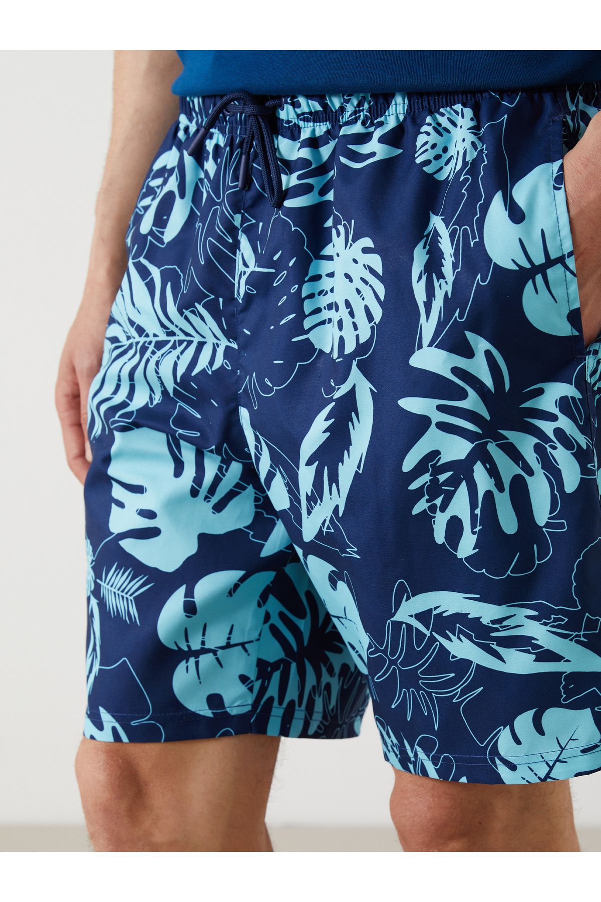 LC Waikiki-Knee Length Patterned Men's Sea Shorts 3