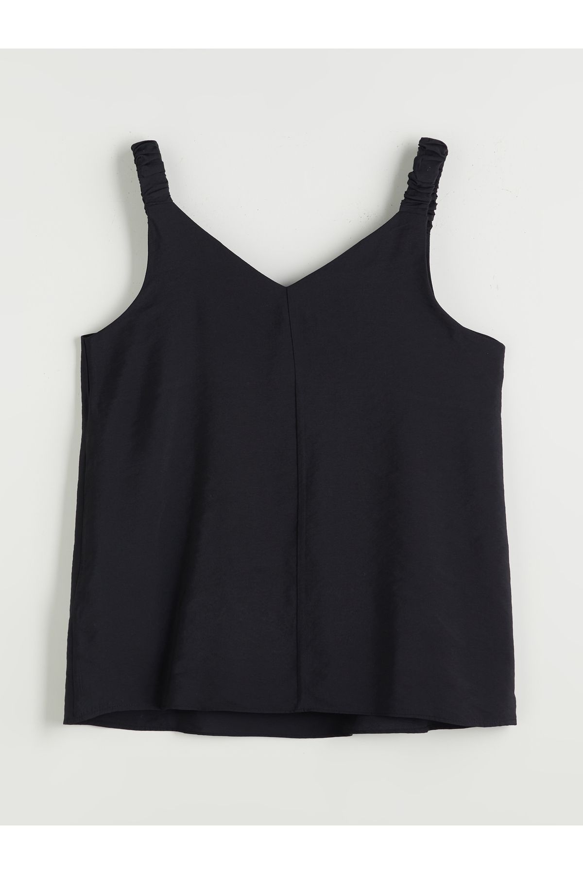 LC Waikiki-Modal Blend Blouse with V Neck Strap 6