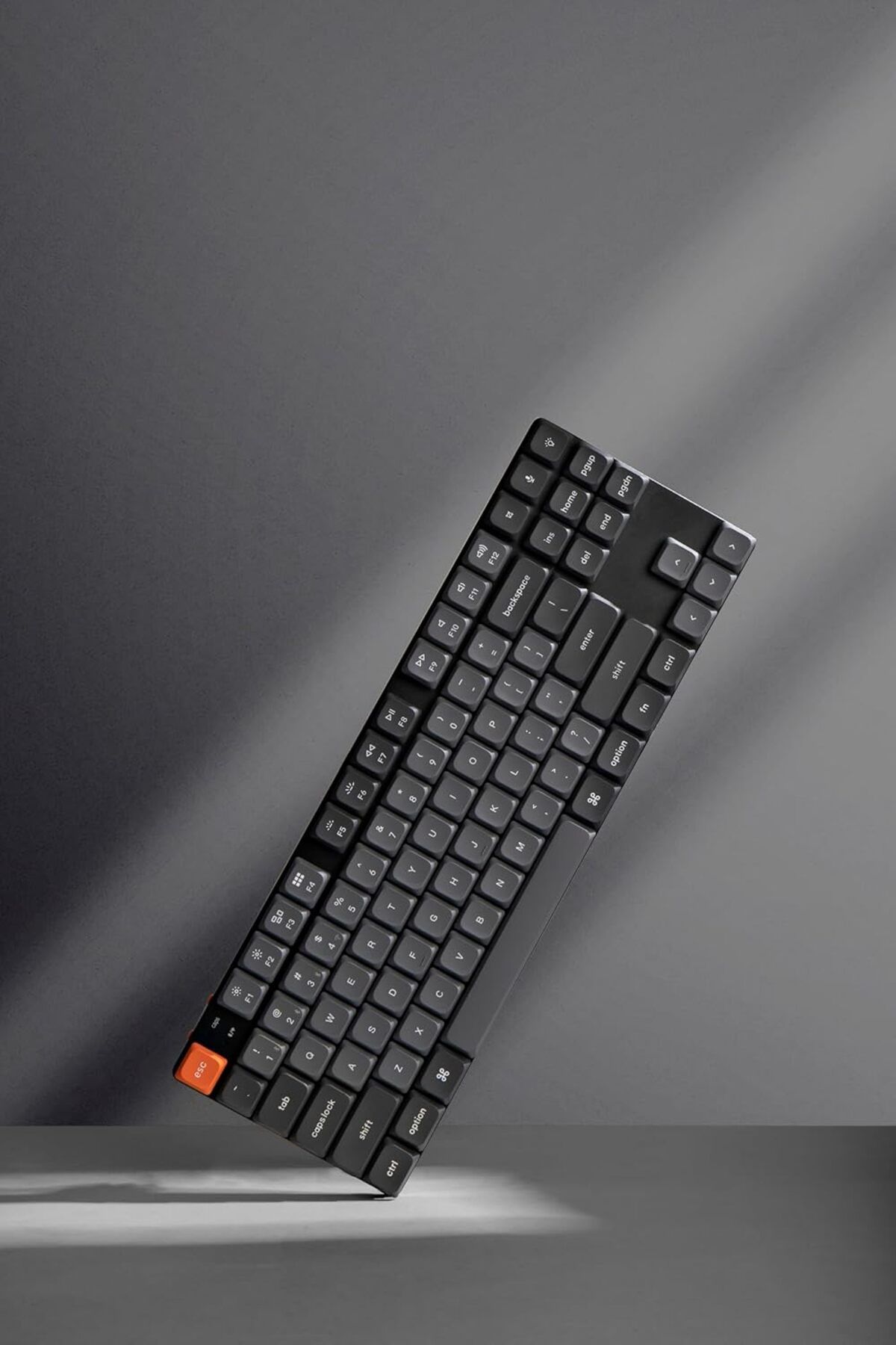 Keychron-K1 Max QMK/VIA Wireless Custom Mechanical Keyboard, Red Linear Low-Profile Gateron Switch, 6