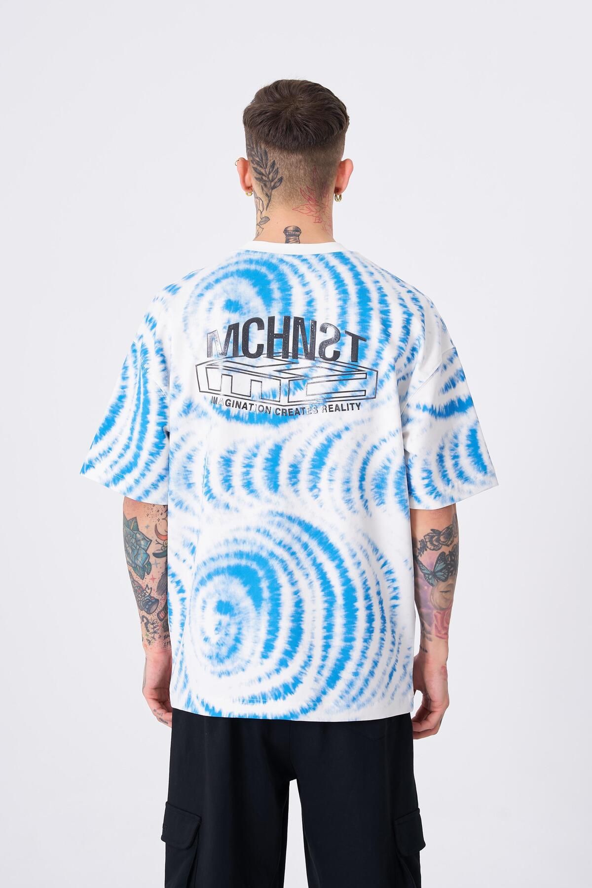 Machinist-Ανδρικό μπλουζάκι Imagination Printed Oversize Ecru 2