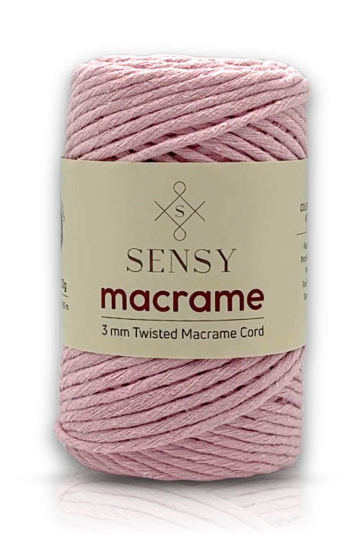 SENSY-Premium Taranan Macrame Macrame Hobby Floss Baby Pink 1
