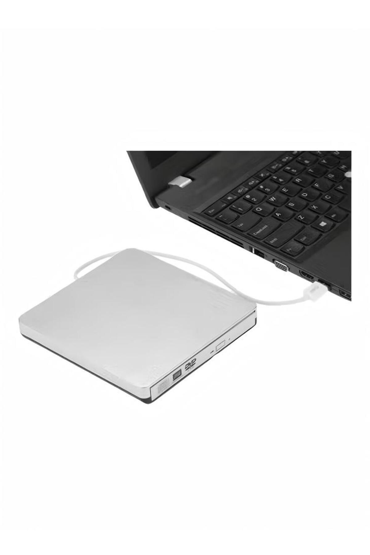 Generic-محرك أقراص DVD خارجي رفيع 2 في 1 USB 3.0 C ومحرك أقراص DVD RW وكاتب أقراص مضغوطة وقارئ ومشغل أقراص ضوئية 7