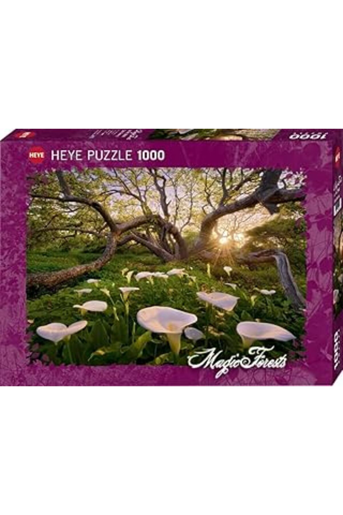 Pazarcan Heye 1000 Parçalık Calla Clearing Puzzle - Marc Adamus - Magic Forests