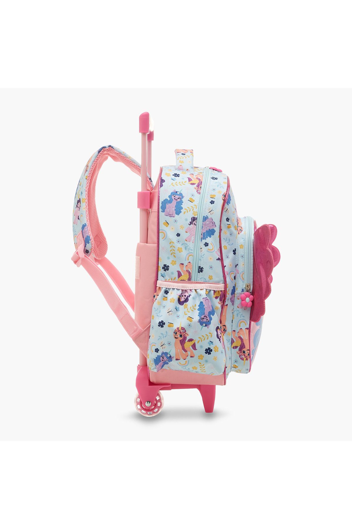 MY LITTLE PONY-Print Trolley Backpack with Retractable Handle and Adjustable Straps -16 inches 5