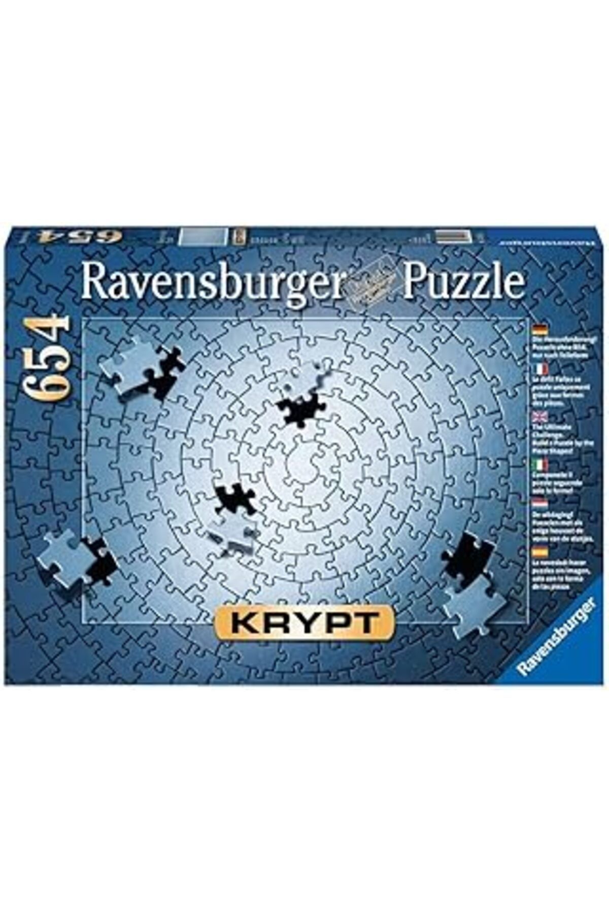 Pazarcan Ravensburger - 654 Parça Puzzle Krypt Silver (159642)