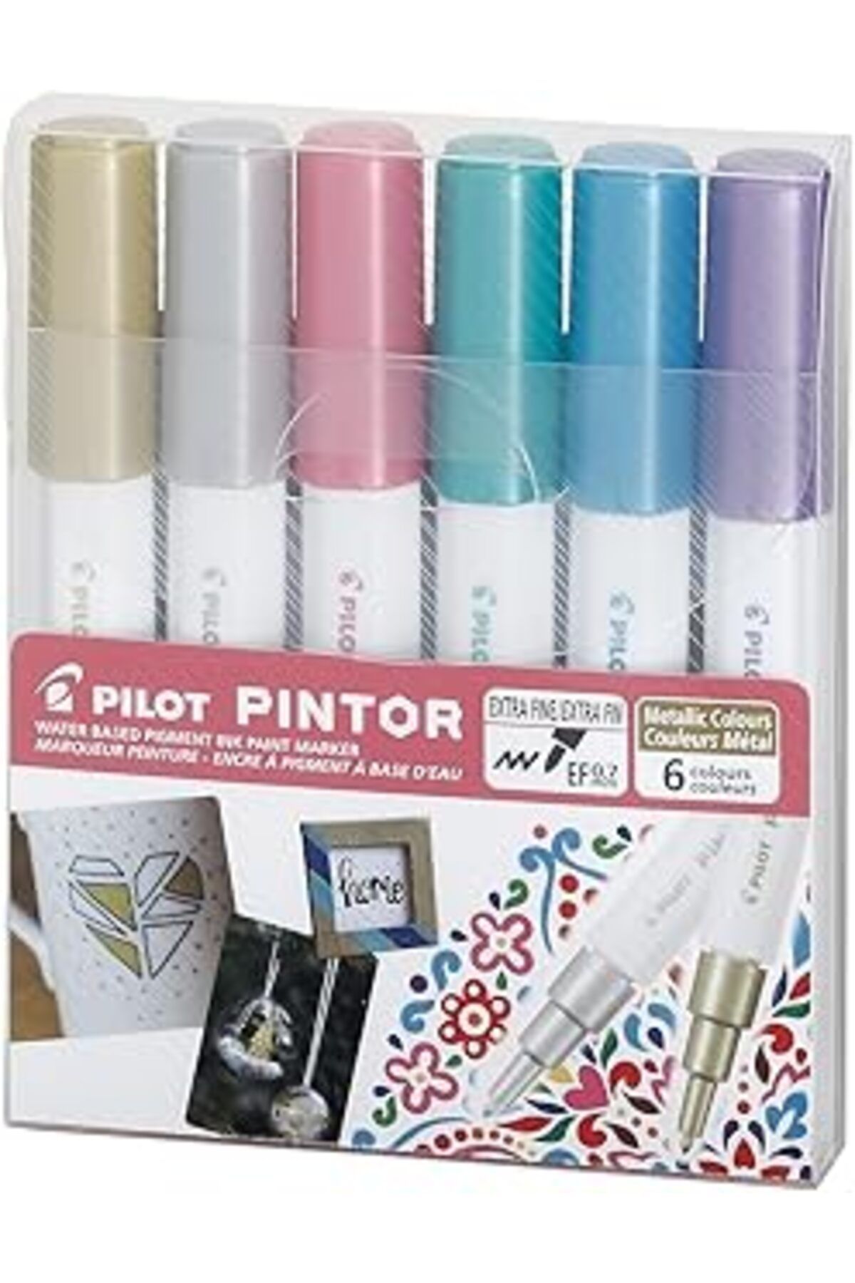 Qedii Pintor-Ef-6 Color Set (Metalik