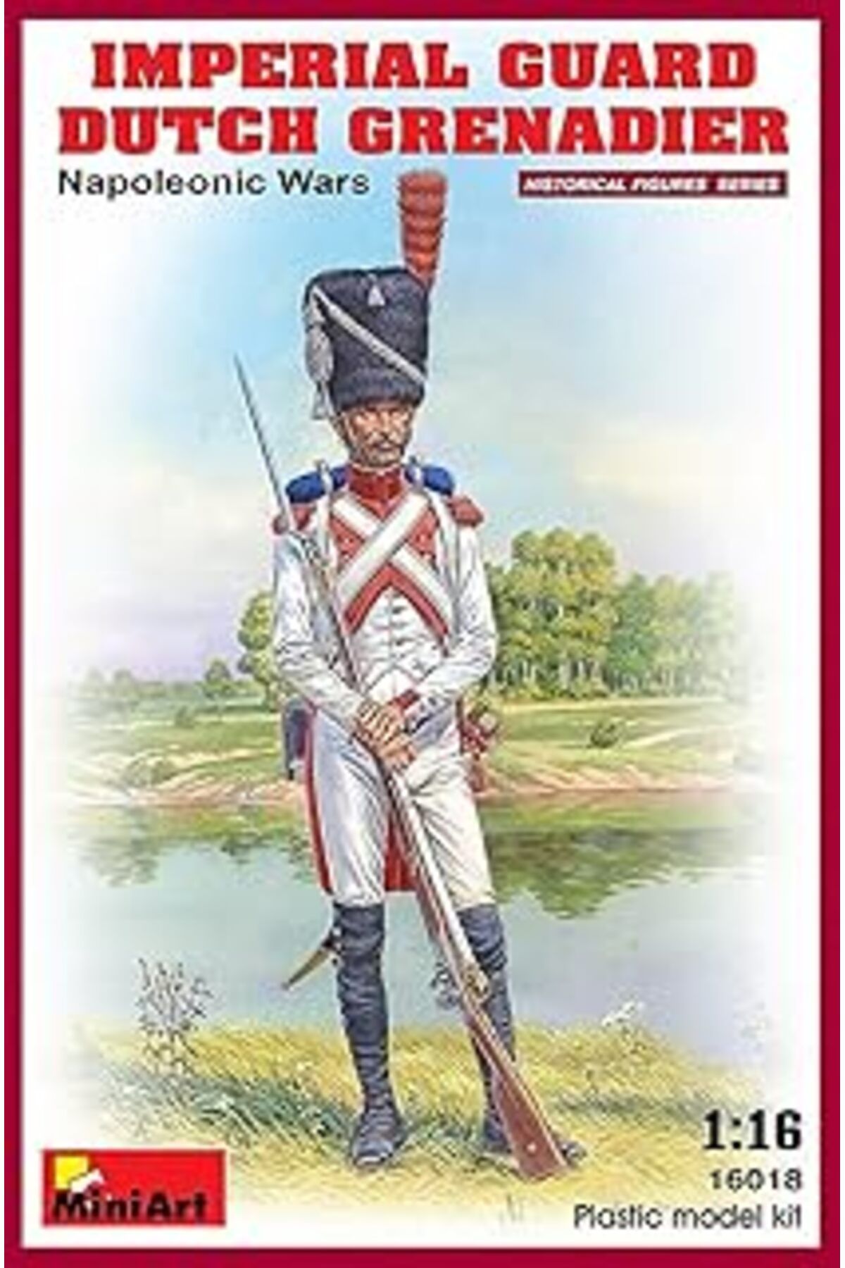 Qedii Miniart 16018 1:16 El Bombası Atan Hollandalı İmparatorluk Muhafızı. Napolyon Savaşları