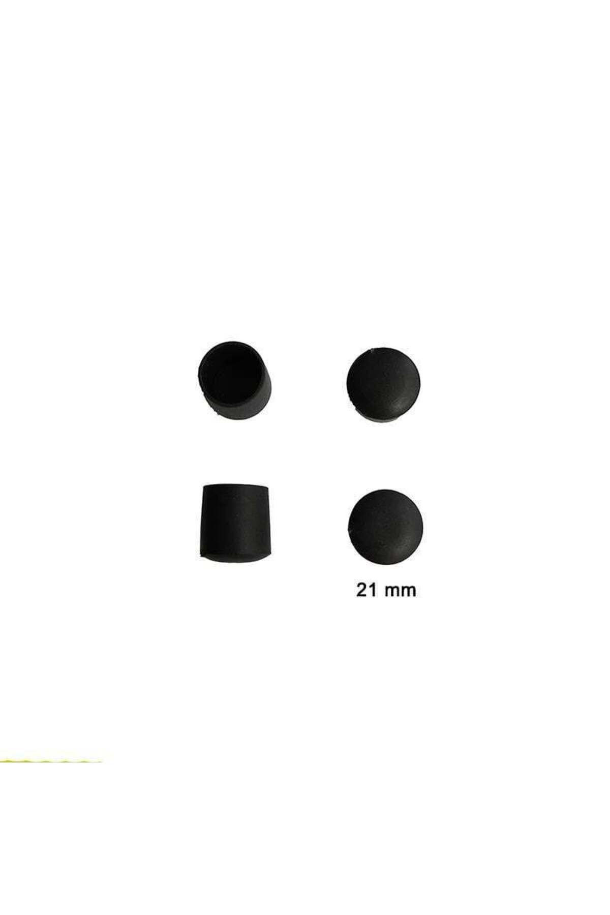 Modafiks Yuvarlak Profil Dış Tapa 21 mm 4 Adet