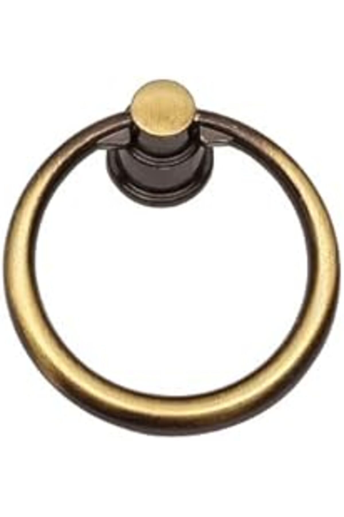 Mu Art Ahşap Gürçay Çekmece Kapak Kulpu Halka 40 Mm Antik (2 Adet)