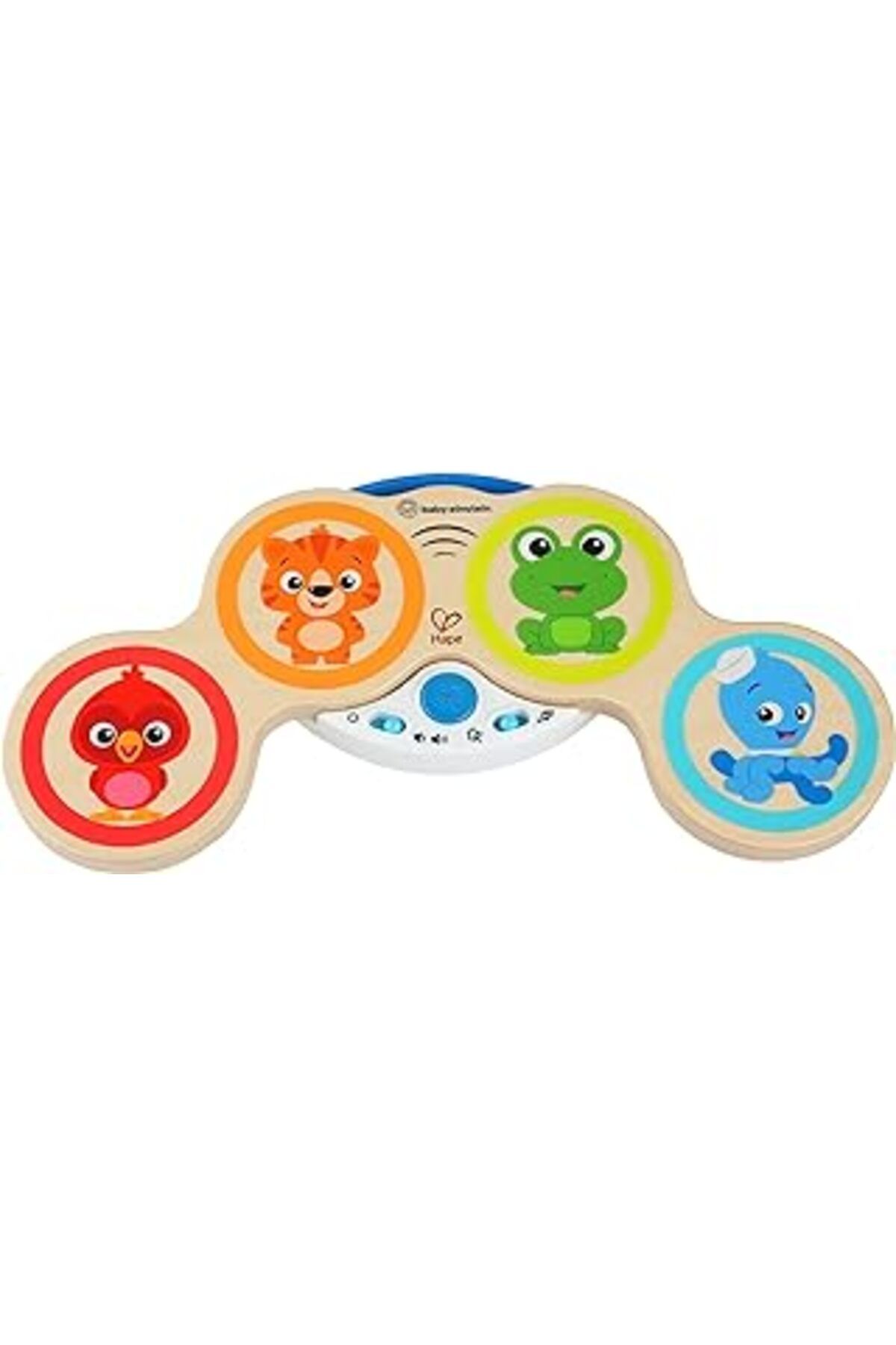 Qedii Baby Einstein Magic Touch Ahşap Davul Müzikli Oyuncak, 6 Ay Ve Üzeri