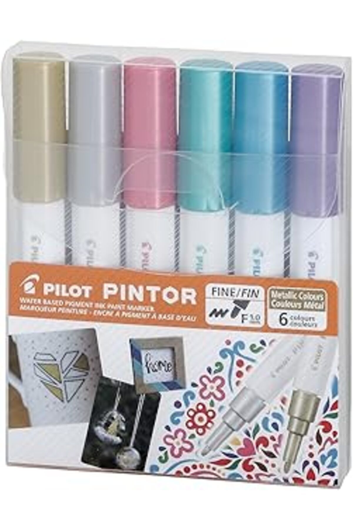 Qedii Pintor-F-6 Color Set (Metalik