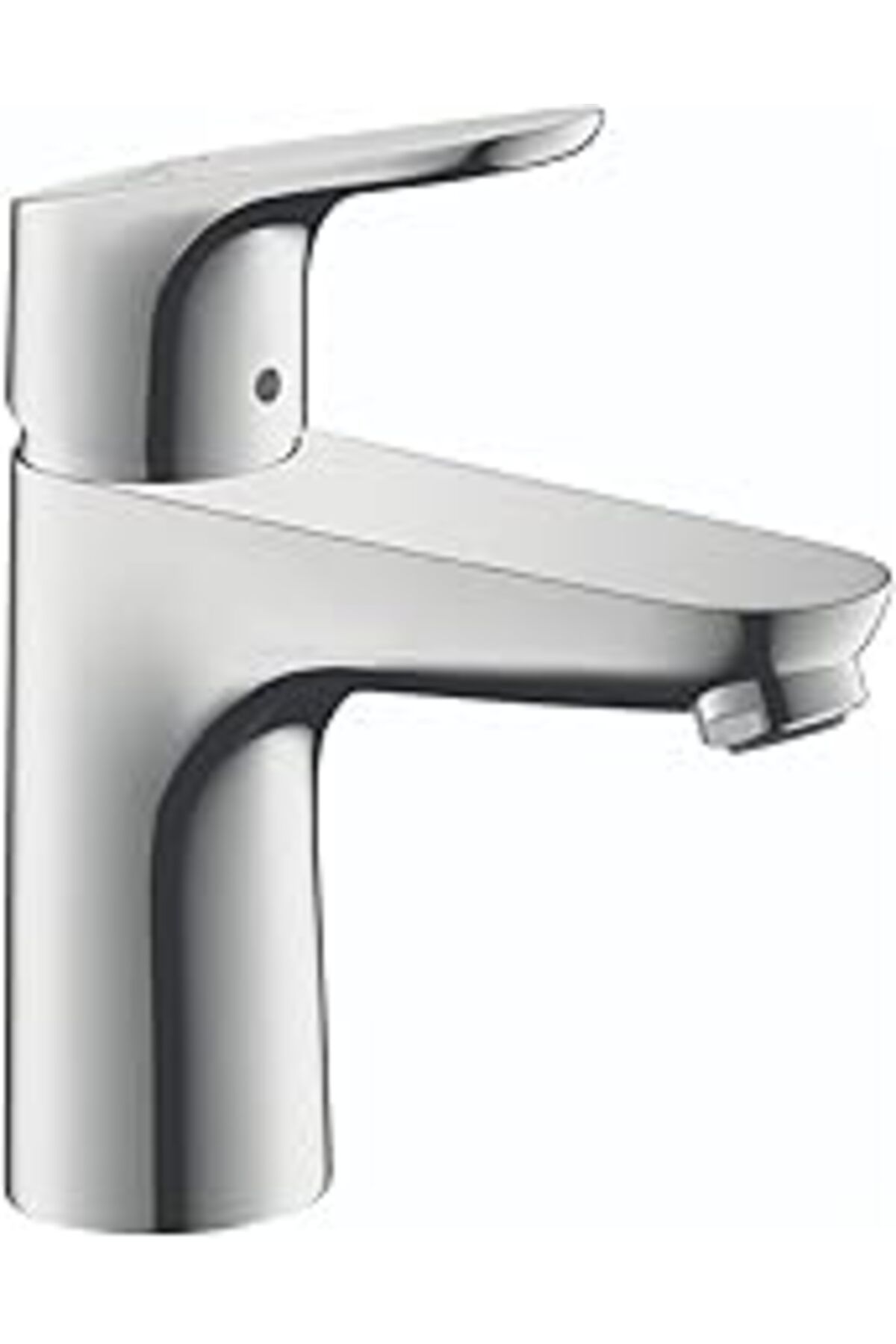 Qedii Hansgrohe Focus Modern Yükseltme Kolay Temizlik 1 Saplı 1 7" Uzun Banyo Lavabo Bataryası Krom, 0437