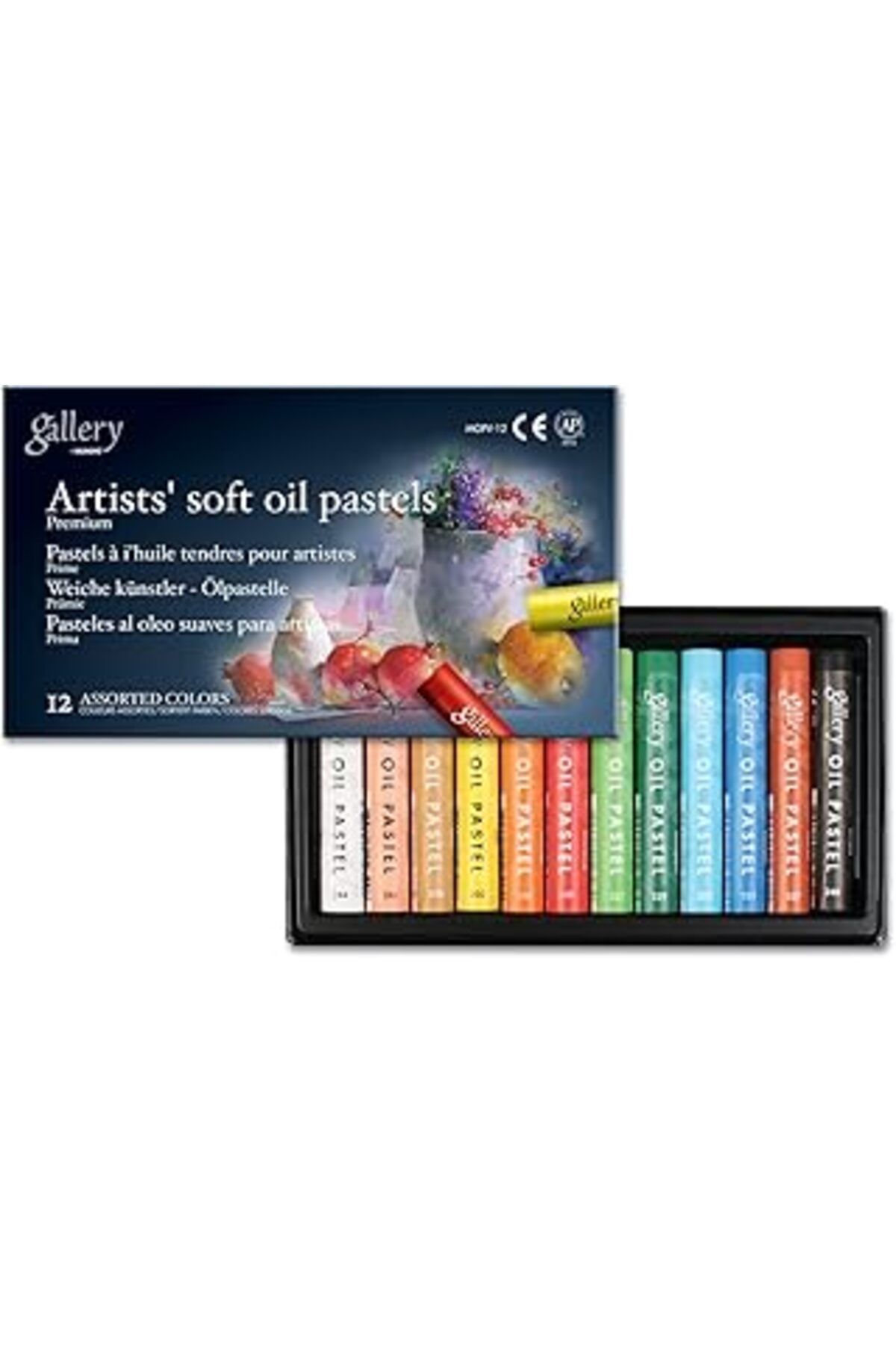 Qedii Mungyo Mop-12 Pastel Boya, 12 Renk