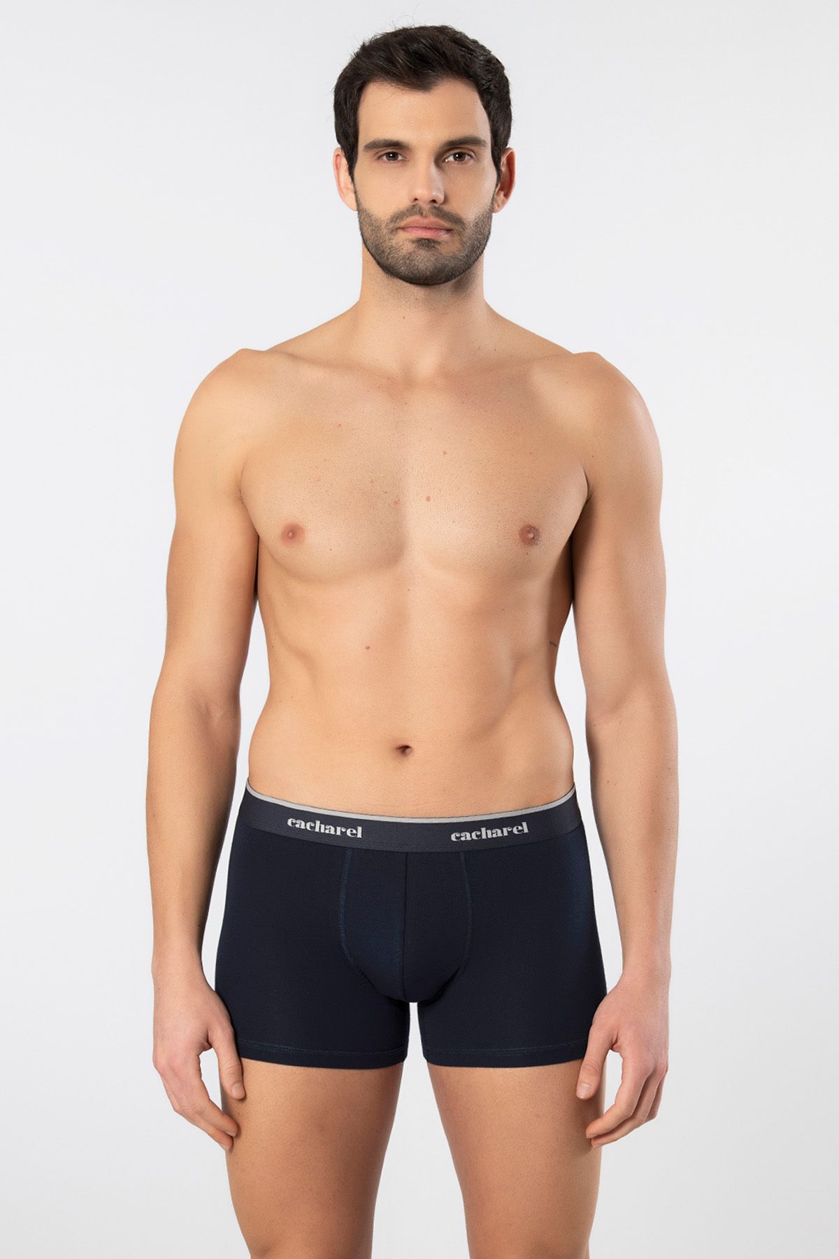 Cacharel-1339 Men's Patterned Lycra Boxer 3 Pack 8