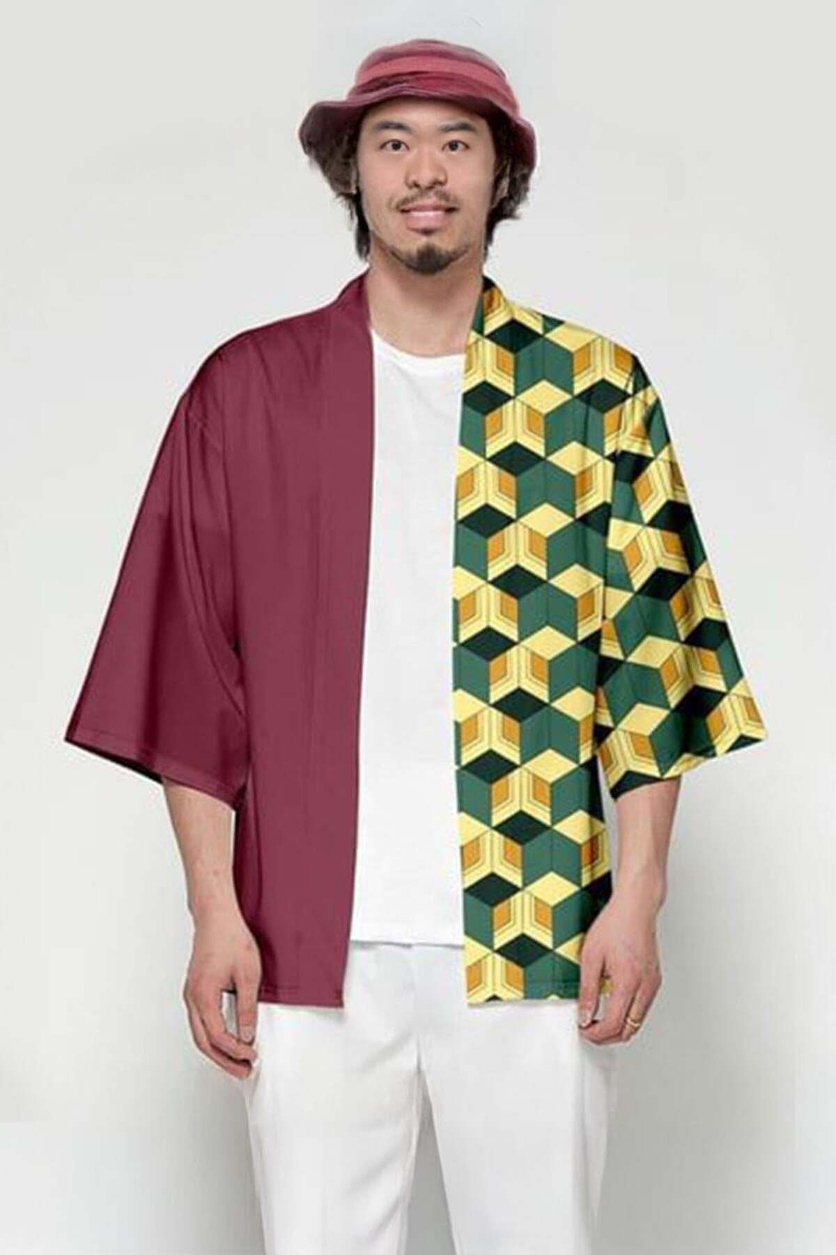 facnspt Anime Demon Slayer: Kimetsu No Yaiba Tomioka Giyu Unisex Kimono