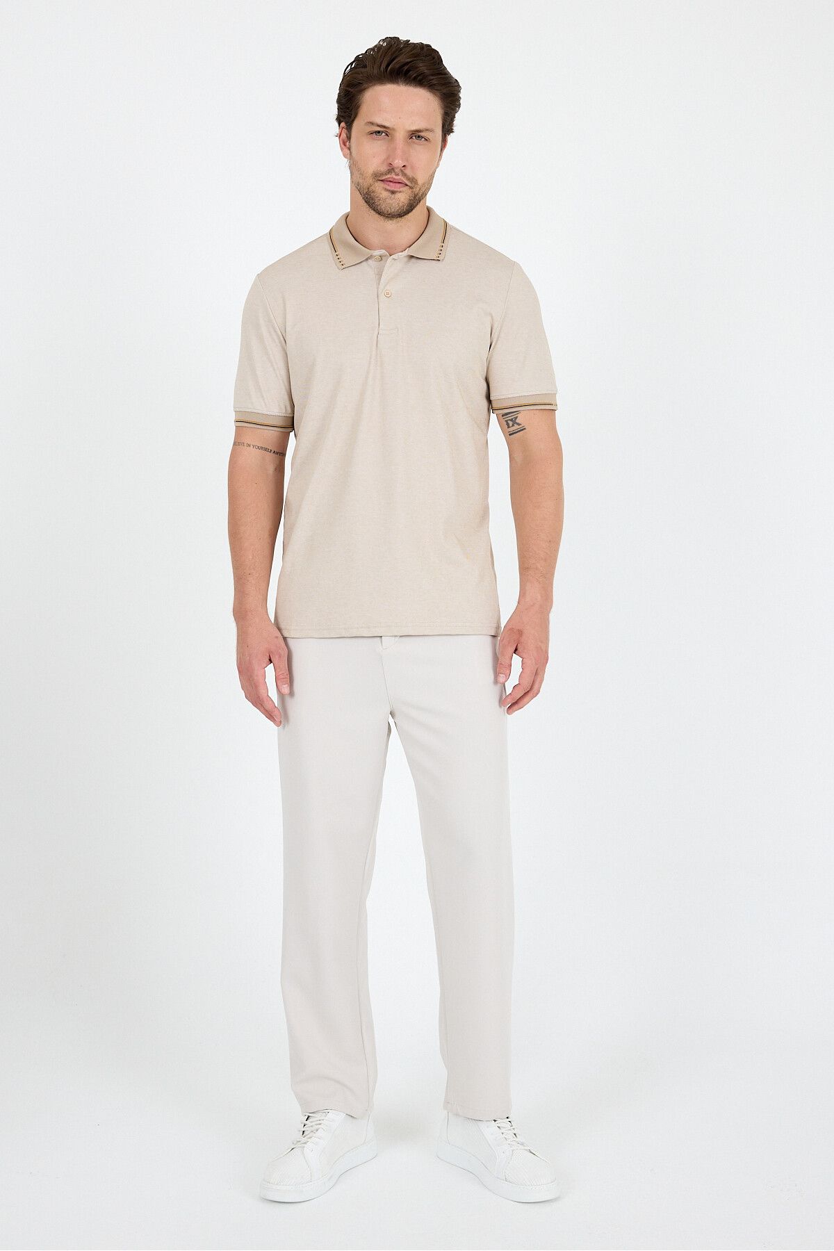 Rodi Erkek Oxford Polo Yaka T-Shirt Şık ve Rahat Kısa Kollu Erkek Tişört 5029