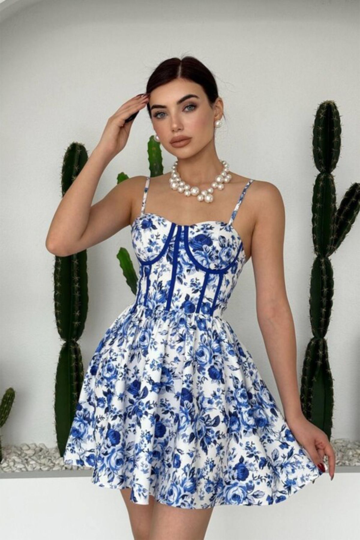 lika boutique Hanks İp Askılı Elbise