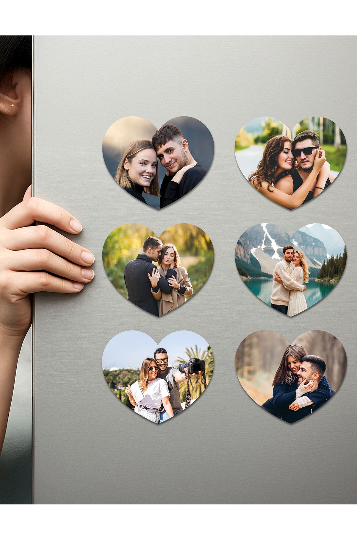Elioure Kişiye Özel Ahşap Fotoğraflı UV Baskılı Magnet, şık ve anlamlı hediye seçeneği