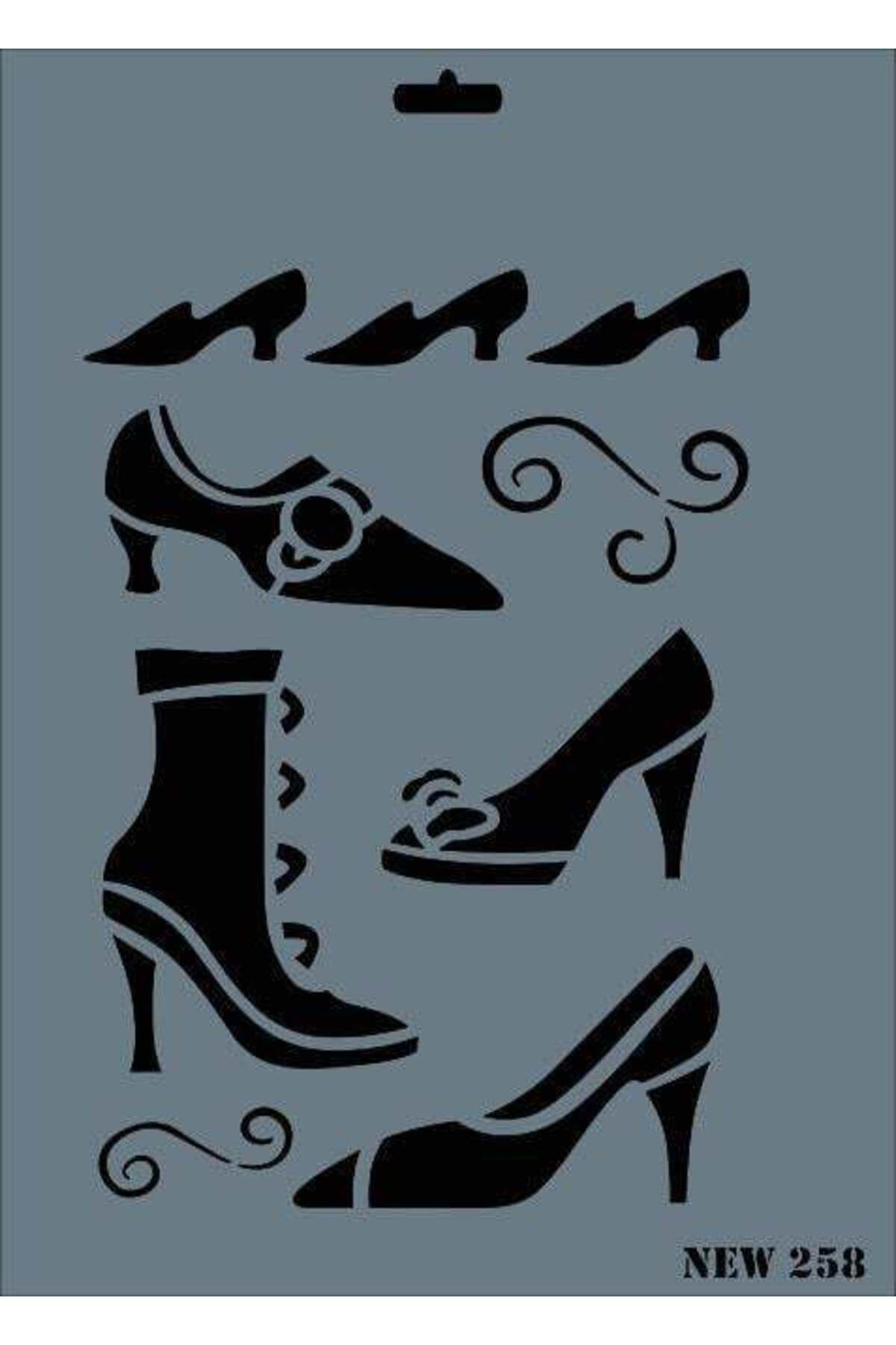 Modafiks Rich New Seri N-258 Stencil 35x25 cm