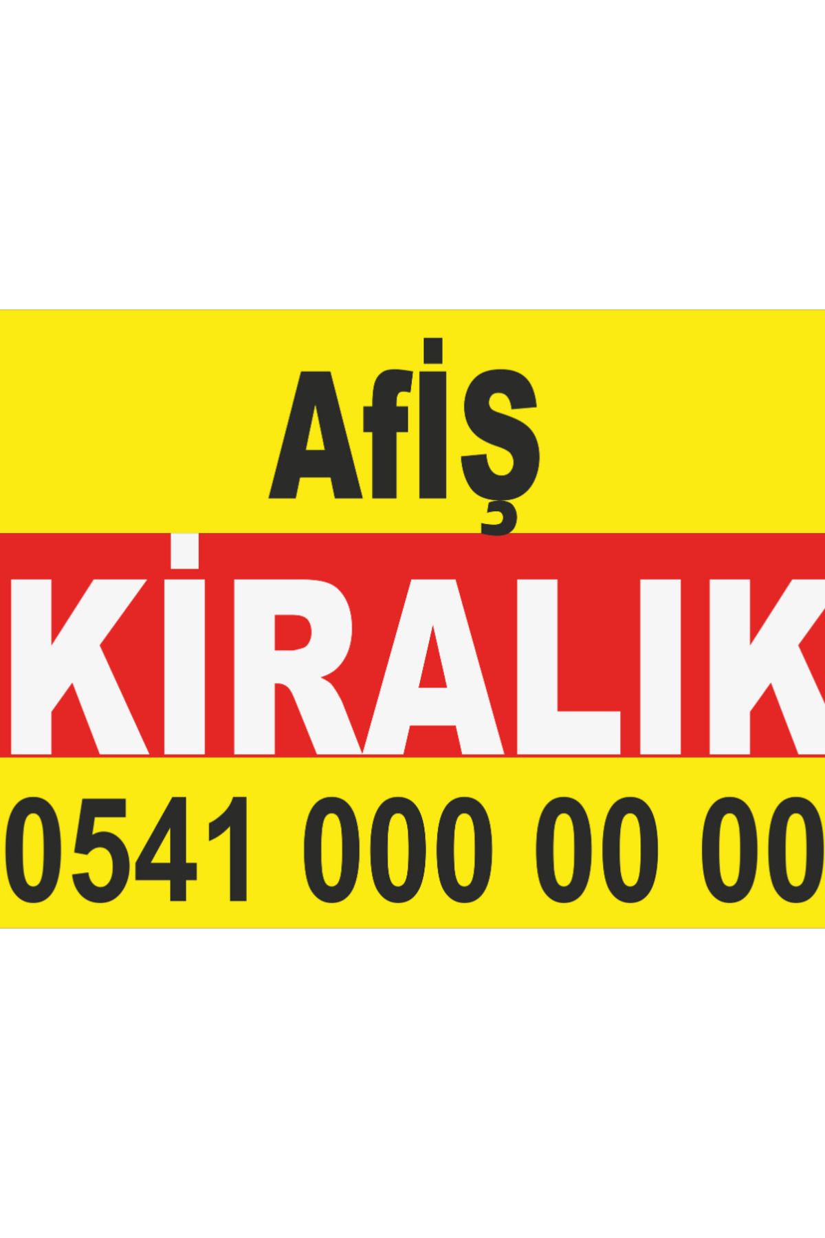 aydın garage (100 Cm X 200 Cm) Sahibinden Kiralık Branda - Afiş- Pankart