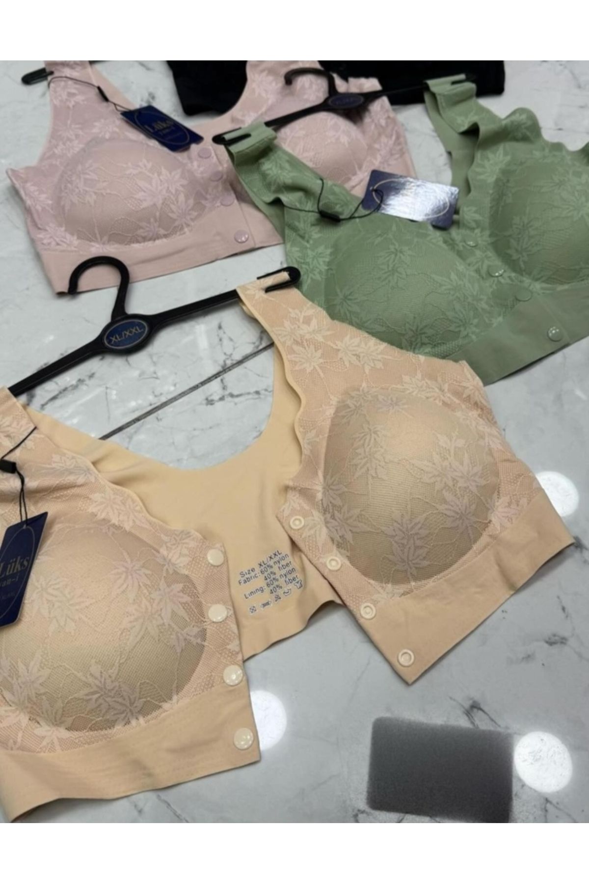 SEVGİ Dantelli lazer kesim hayalet sütyen
