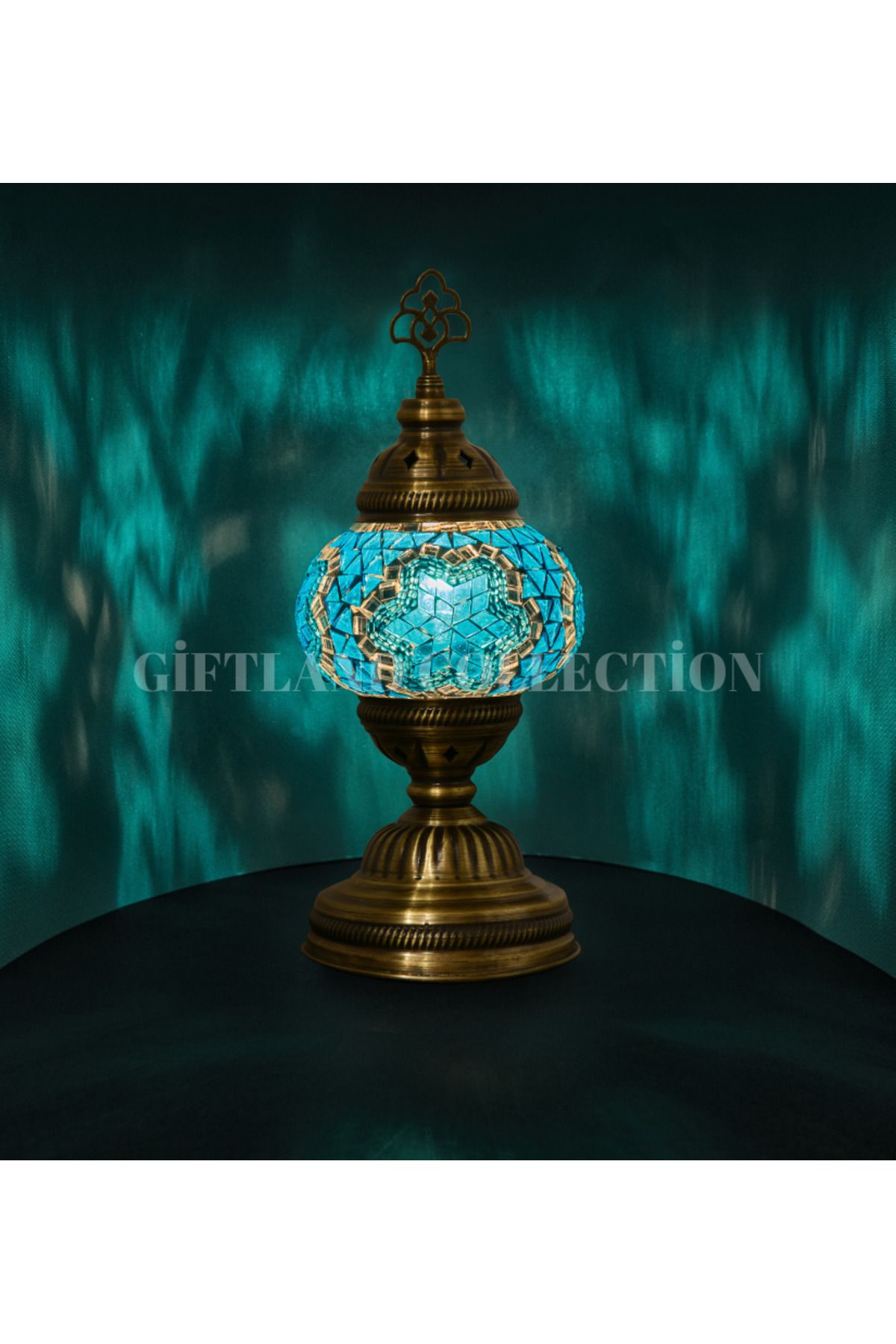 giftlandturkey collection No 2 Masa Üstü Mozaik Avize