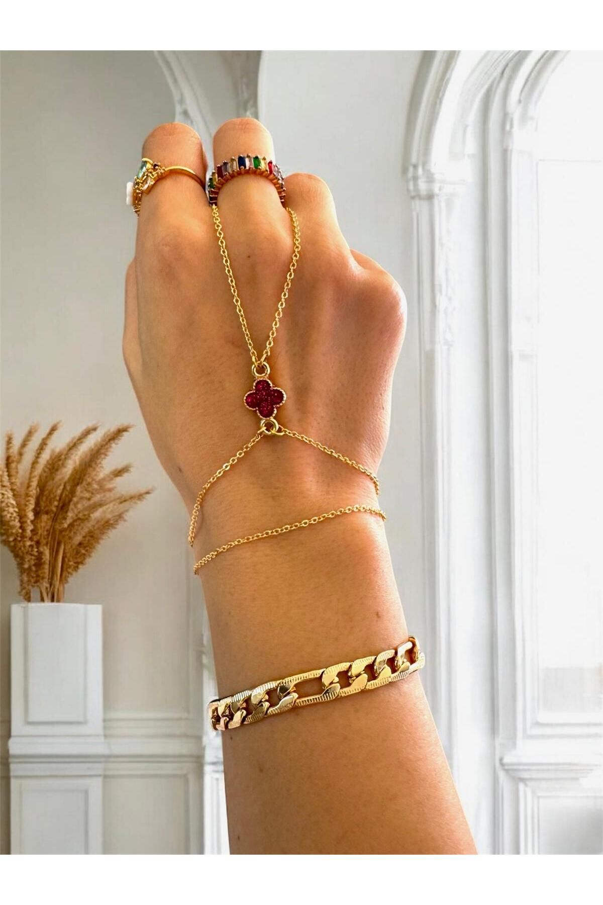 Cleopatra Accessories Çelik Yonca Şahmeran