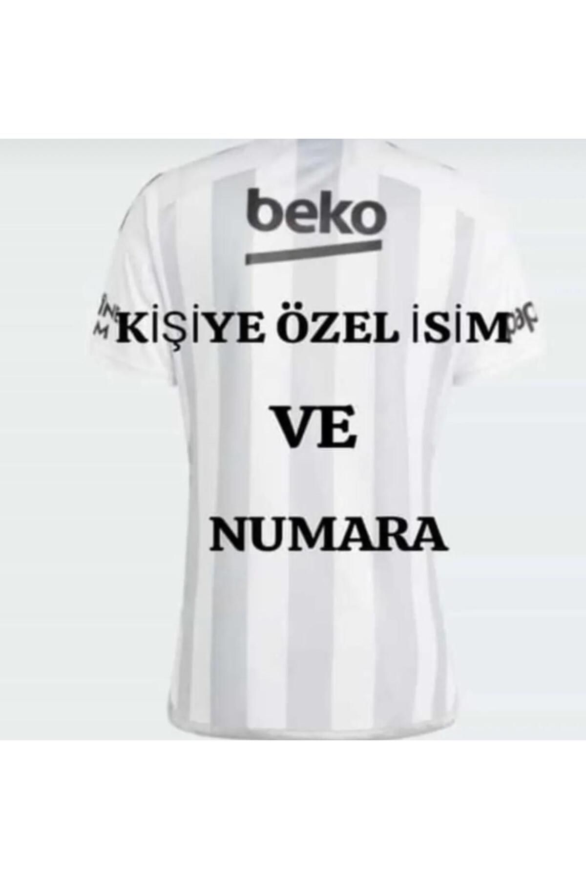 candy cup BÊŞÎKTÂŞ-İSİMSİZ NEW SEZON 25/26 PARCALI BEYAZ GRİ KİŞİYE ÖZEL İSİM FUTBOL FORMASI