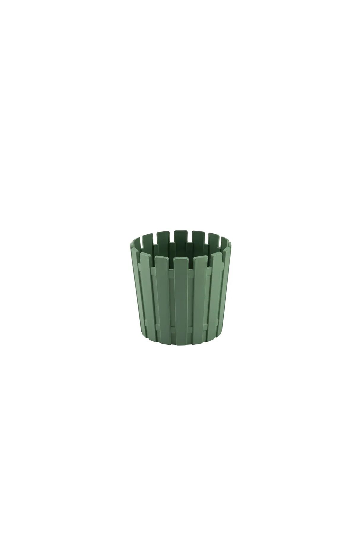 polivahome Akasya 33 Çit Model Pastel Saksı 16 Litre 33cm Plastik Drenaj Izgaralı Bitki Çiçek Saksısı