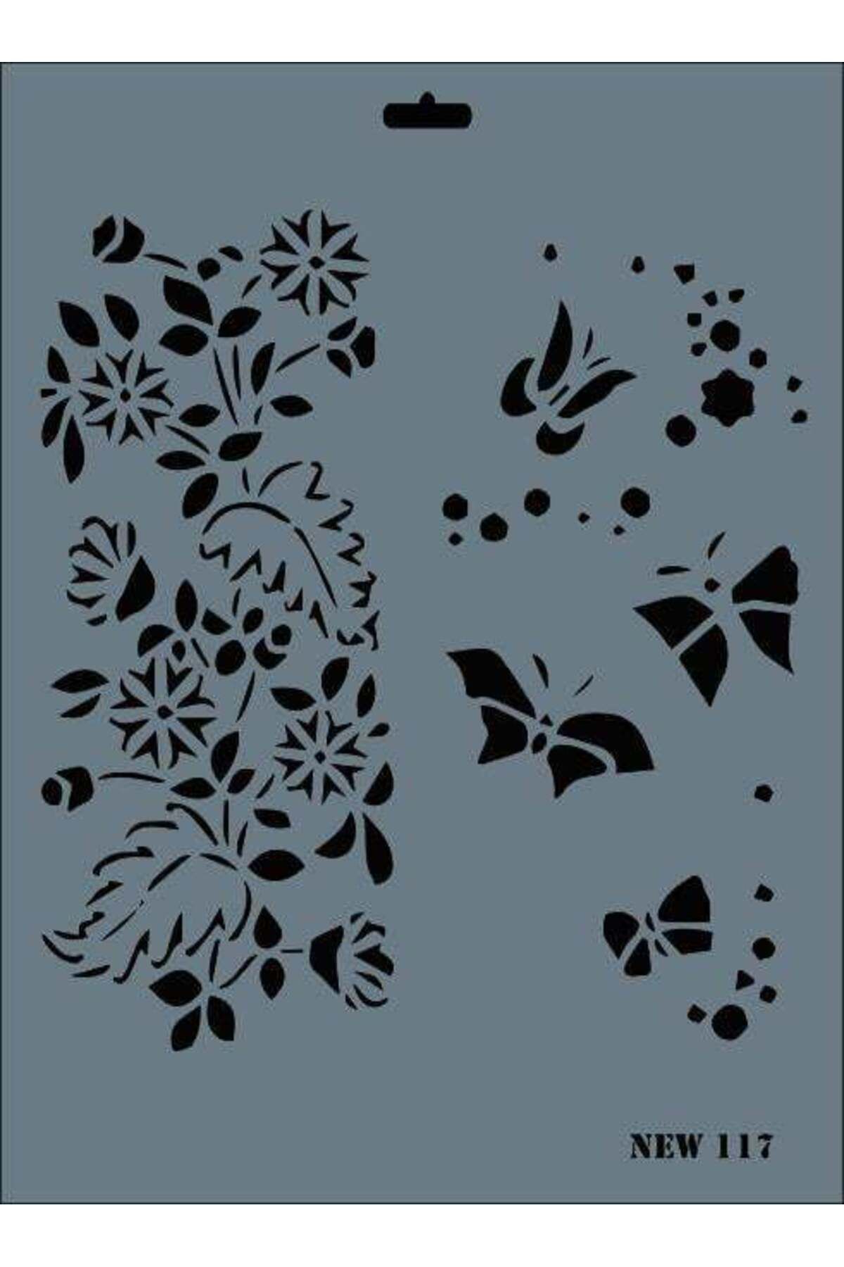 Modafiks New Seri N-117 Stencil 35x25 cm