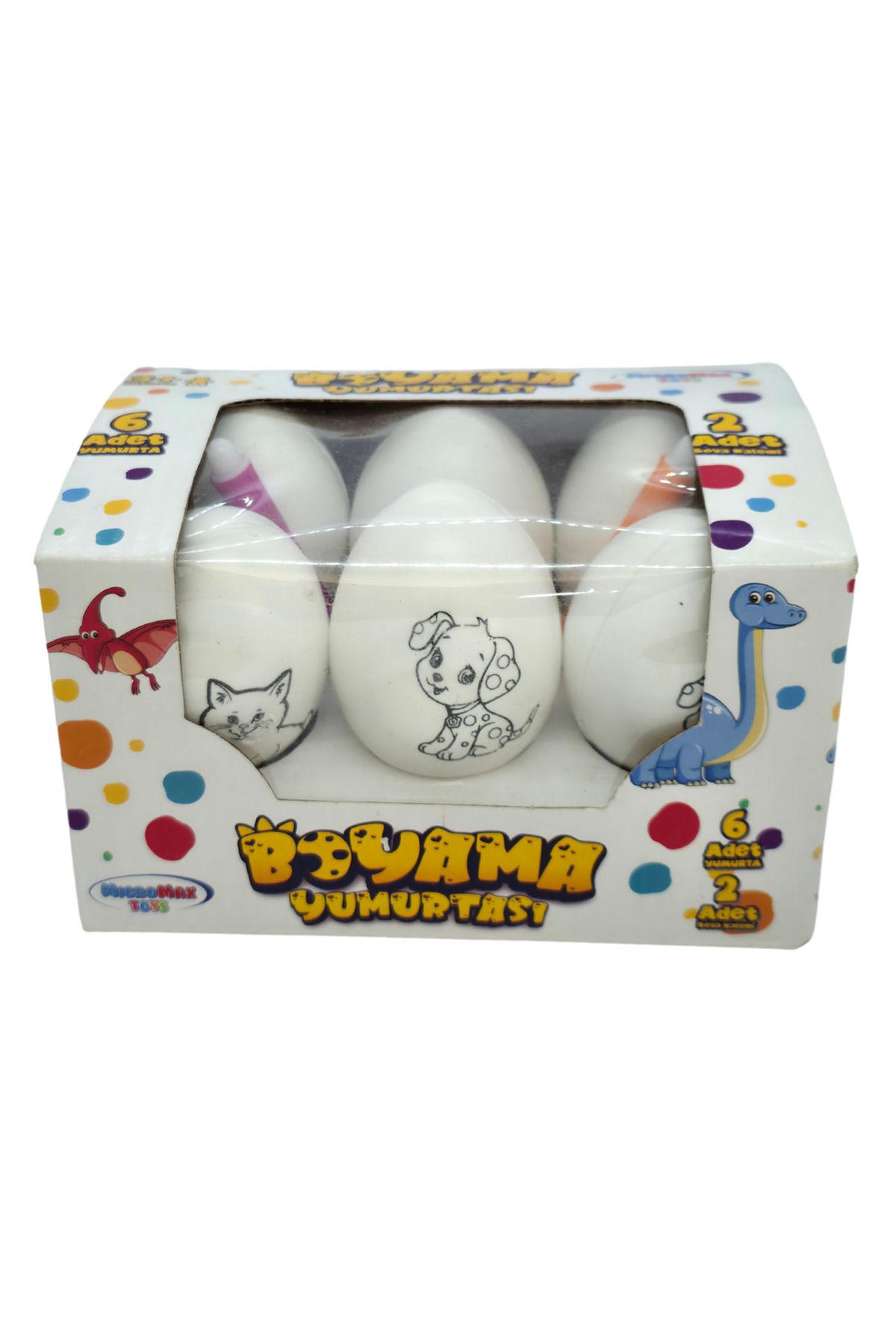 RAF Store Yumurta Boyama Seti 6 Yumurta + 2 Boya Kalemi