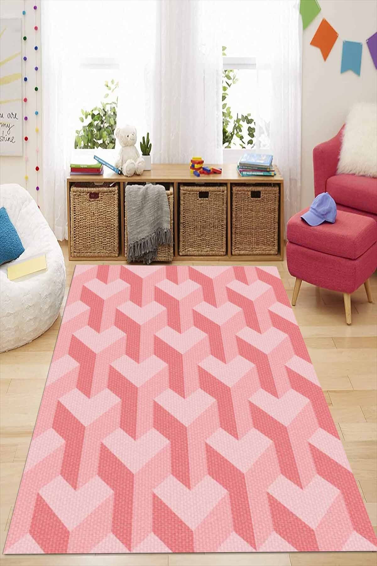 Lattedizayn AIDA HOME Lıana Eskitme Yıkanabilir Kaymaz Pamuk Taban Kadife Salon Mutfak Halısı Yolluk Kilim