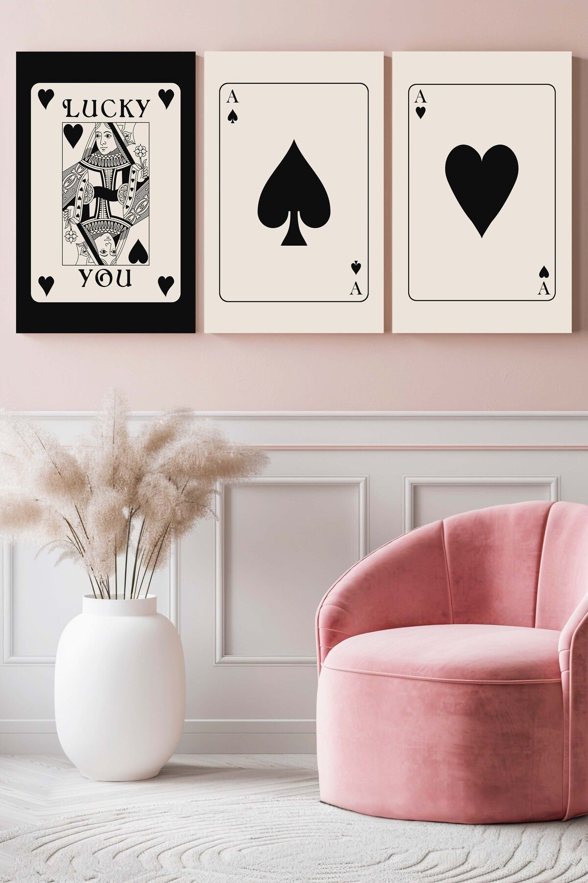 Hagen Duvar Tablosu Çerçeve Görünümlü Mutfak Tablosu 3 lü Tablo Modern Tablo Bohem Tablo Premium Kalite