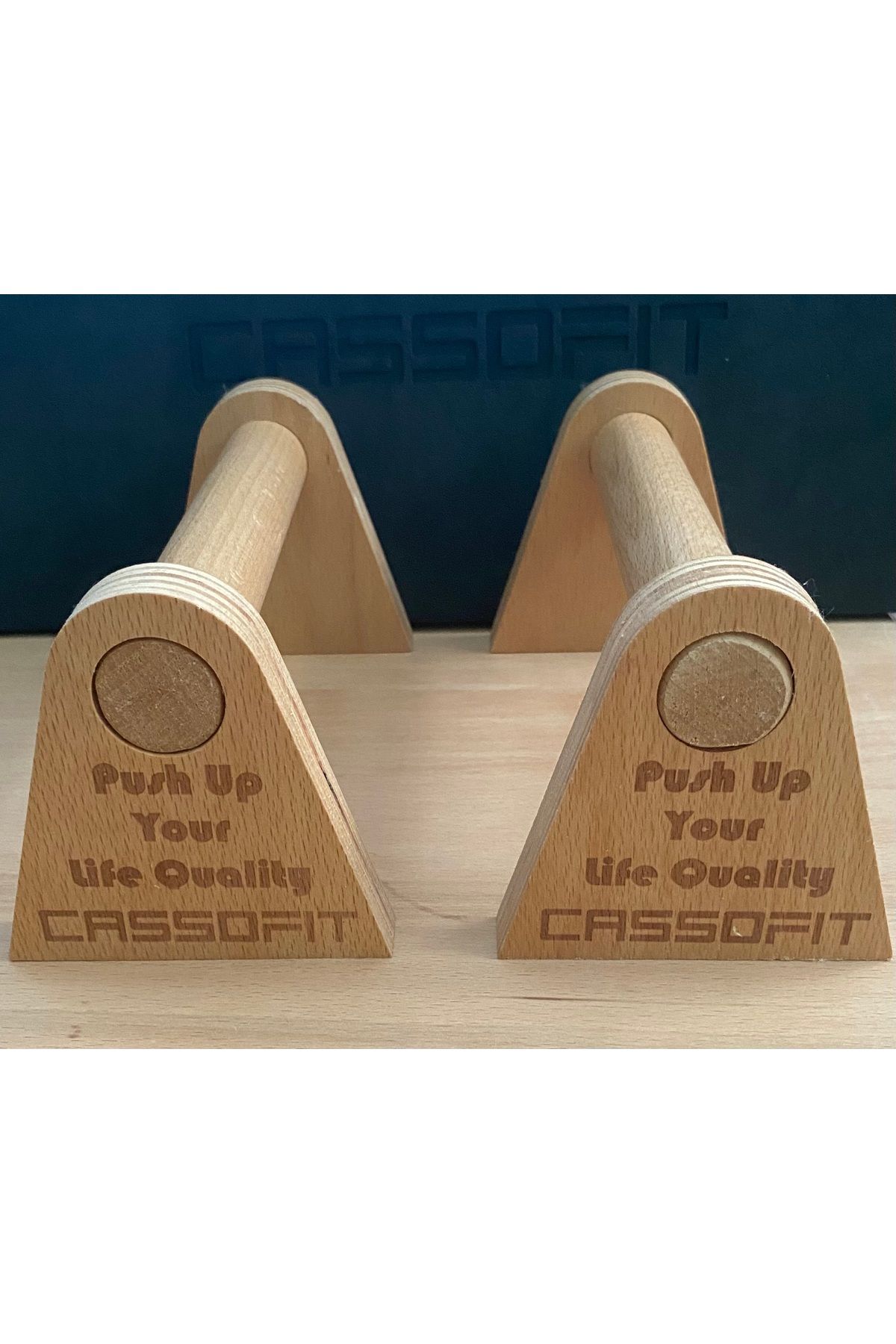 Cassofit Push Up Şınav Barı Ahşap