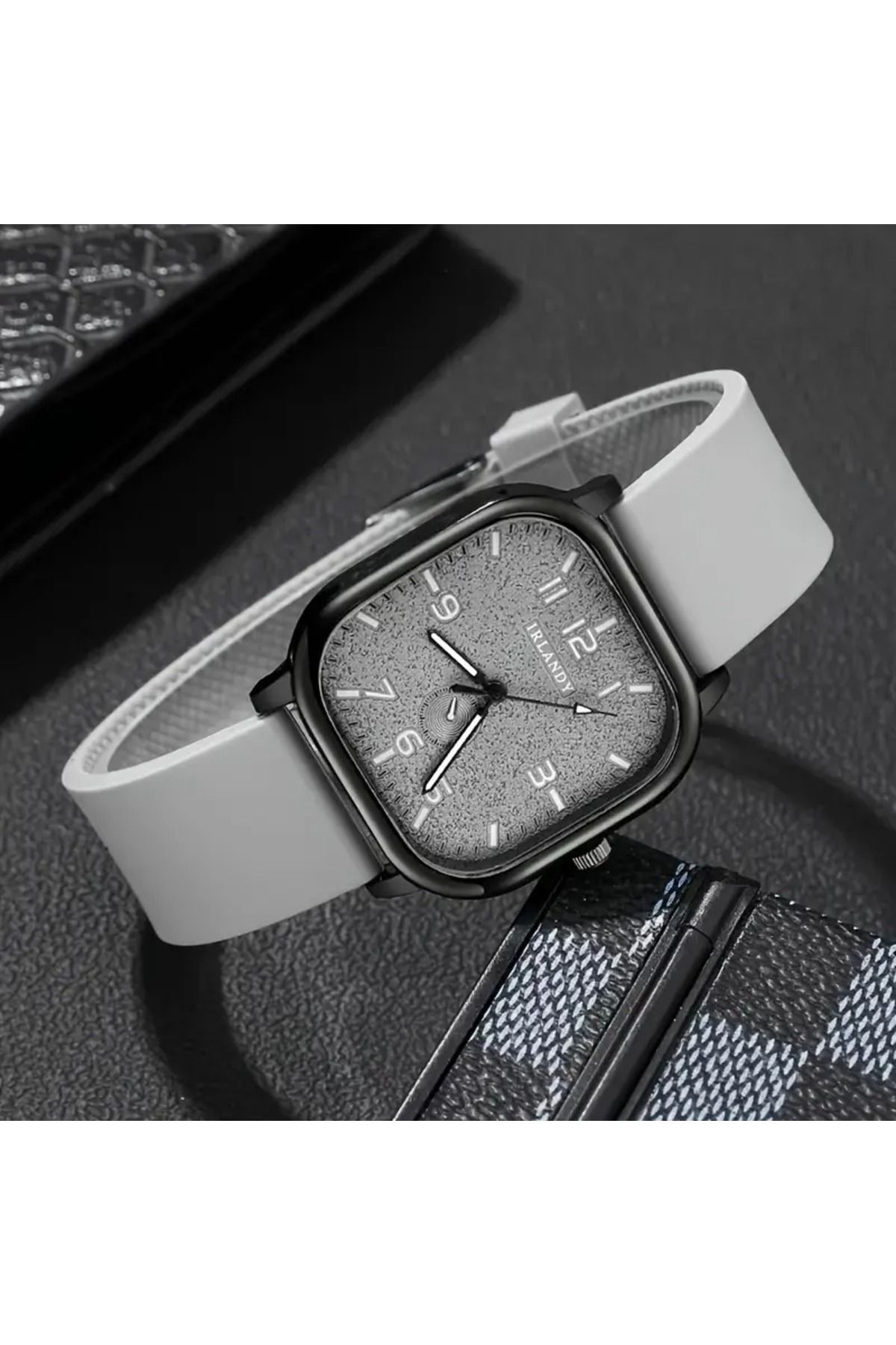 Feron accessories Erkek Kare Kasa Kol Saati E-315