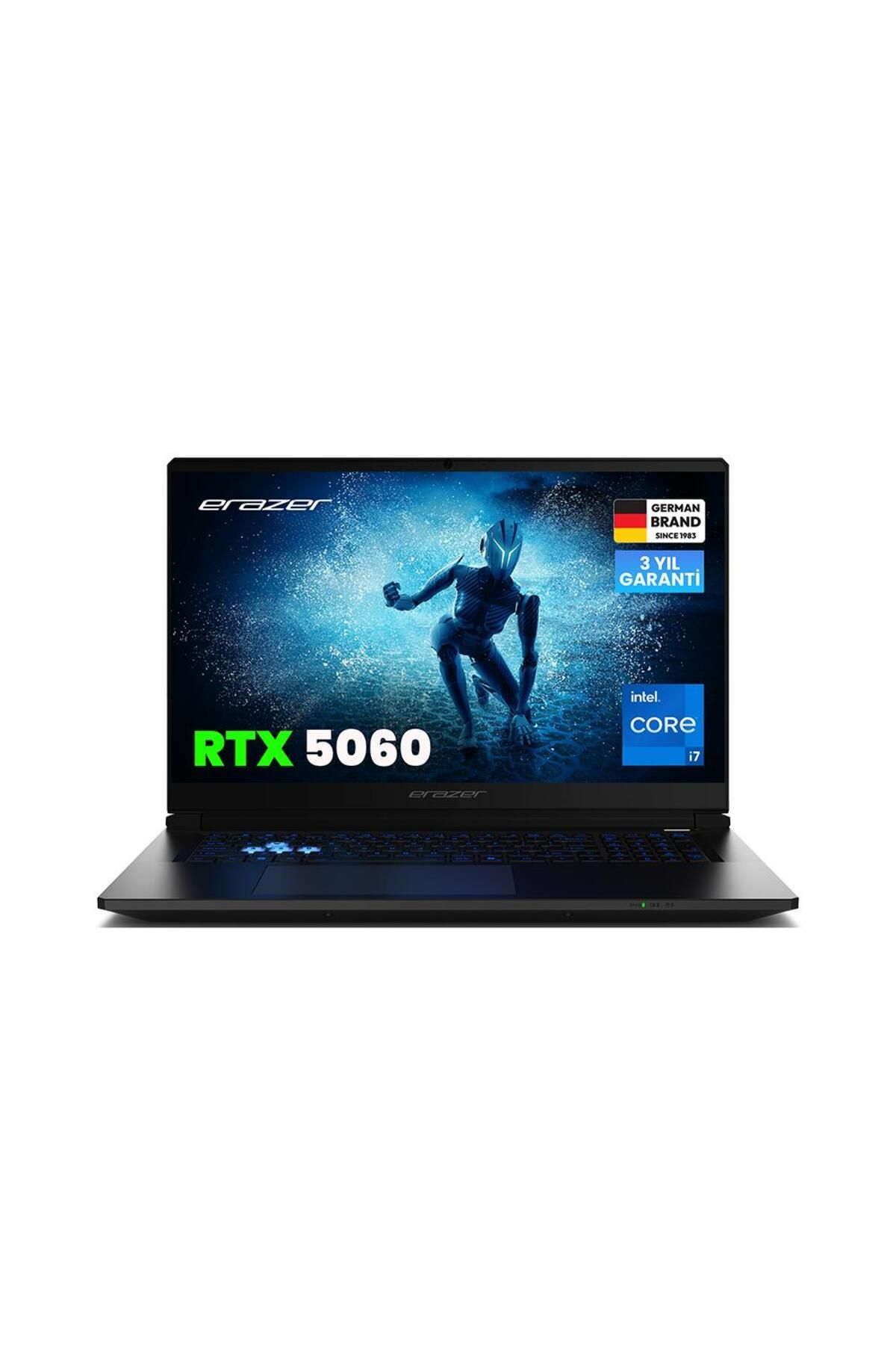 Erazer Defender 17 P1 MD600007 Intel Core i7 13620H 16GB RAM 1TB SSD RTX5060 17.3" 144Hz IPS FHD Fre