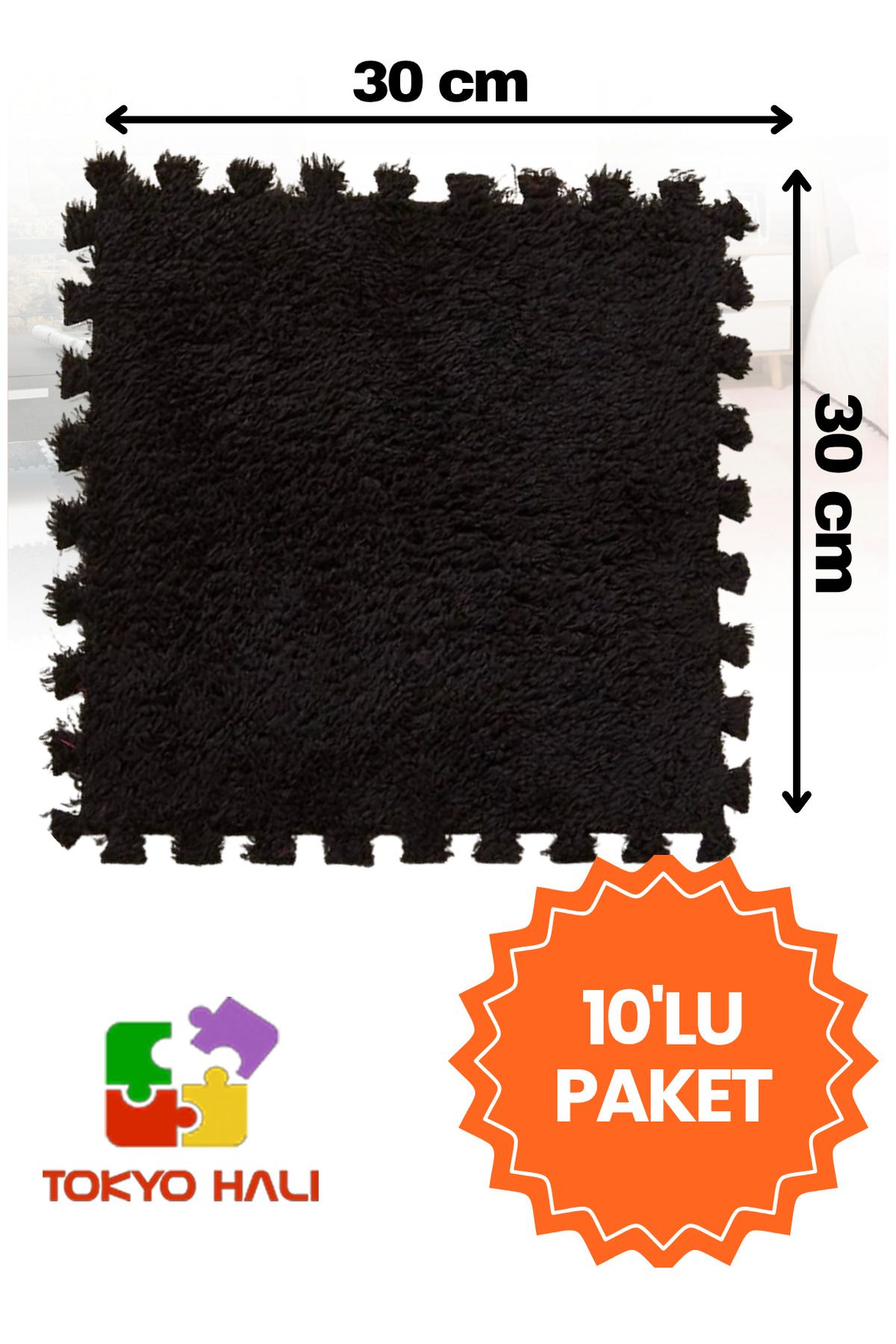 Tokyo Halı Puzzle Halı, Kendi Tasarımını Oluştur, Yapboz Halı, Peluş Halı