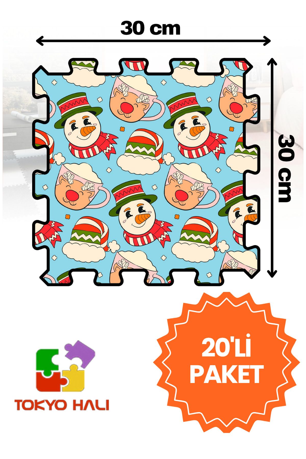 Tokyo Halı Puzzle Halı, Kendi Tasarımını Oluştur, Yapboz Halı, Peluş Halı